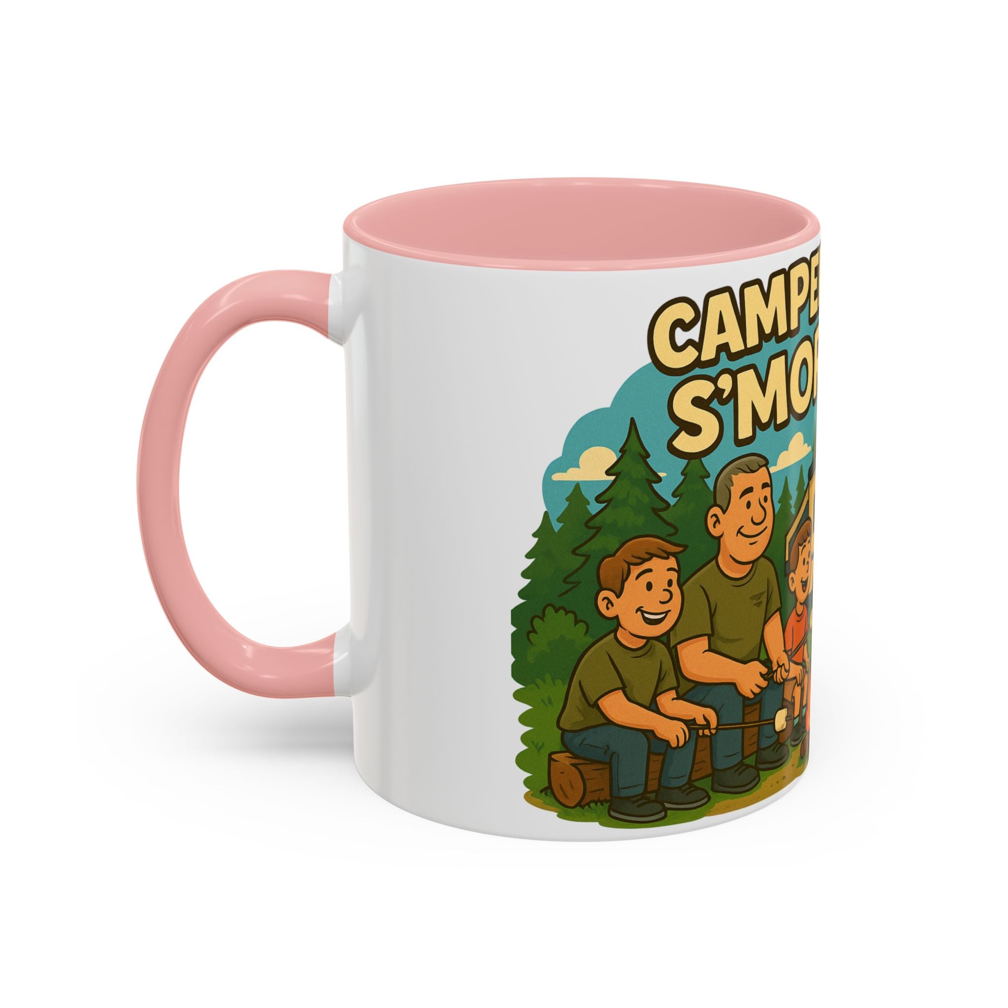 Campfire Adventure Mug - 'Campers Have S'more Fun', Outdoor Coffee Cup for Camping Lovers, Gifts for Nature Enthusiasts, S'mores Jokes