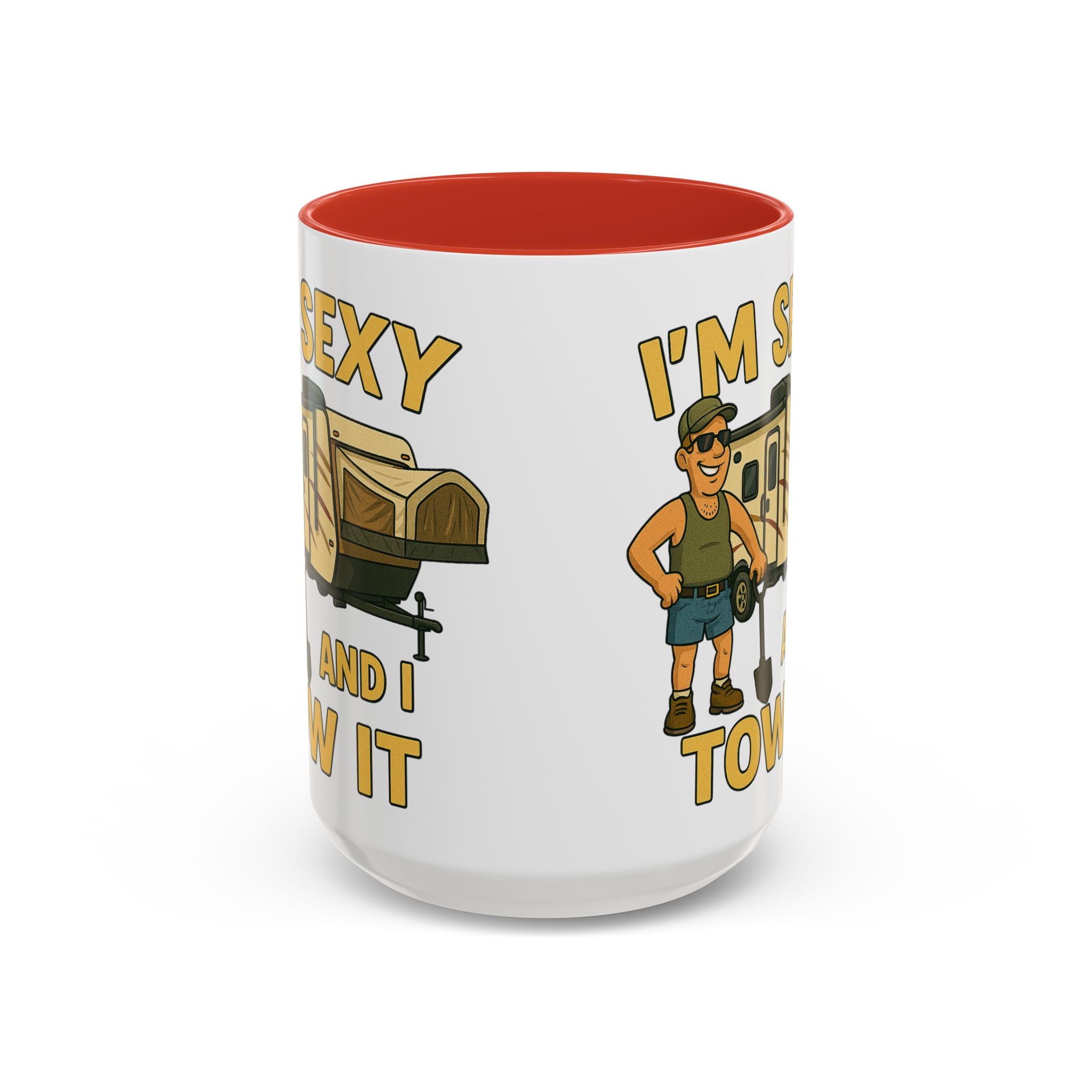 Playful Camping Mug, Funny Coffee Cup, Camper Gift, RV Lover's Accessory, Outdoor Adventure Mug
