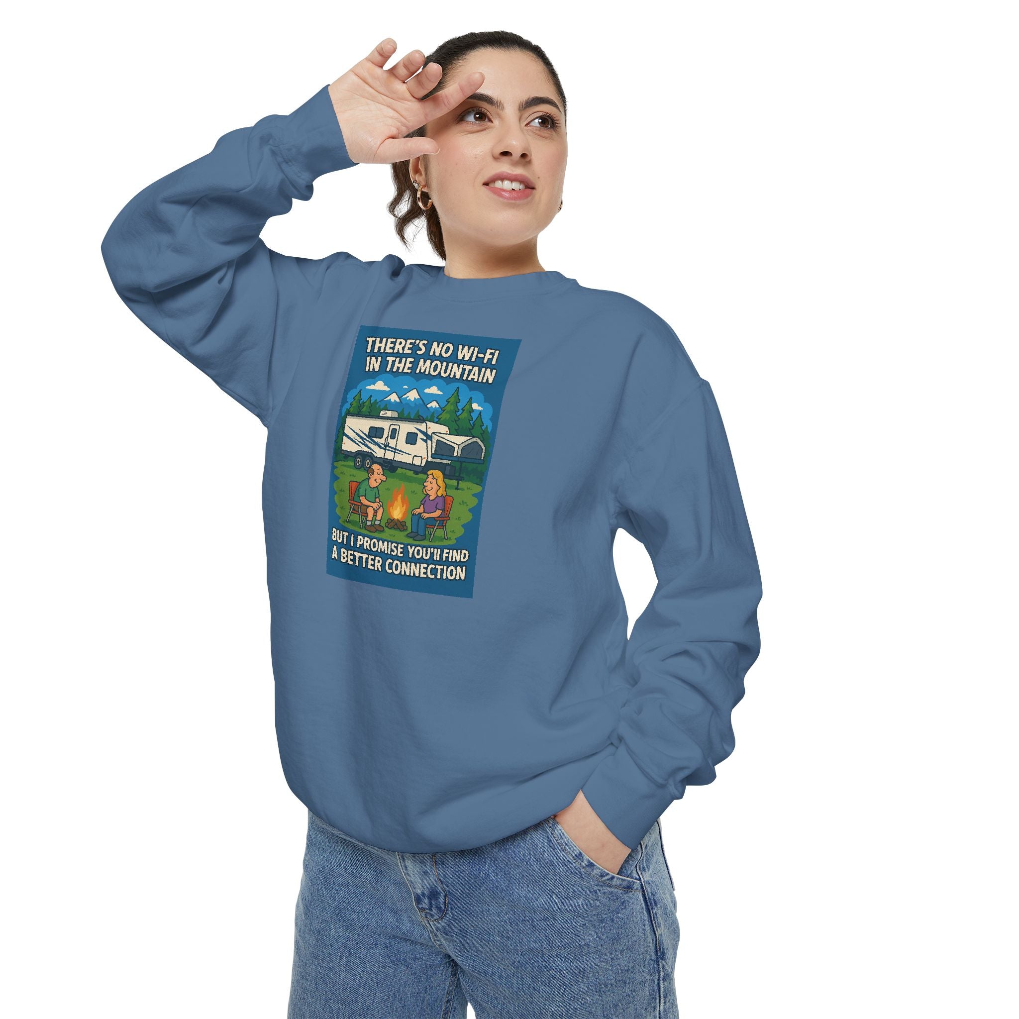 Cozy Campfire Sweatshirt - Perfect for Adventurers, Camping Enthusiasts, Family Gatherings, or Cozy Nights In, Gift Idea, Outdoor Style