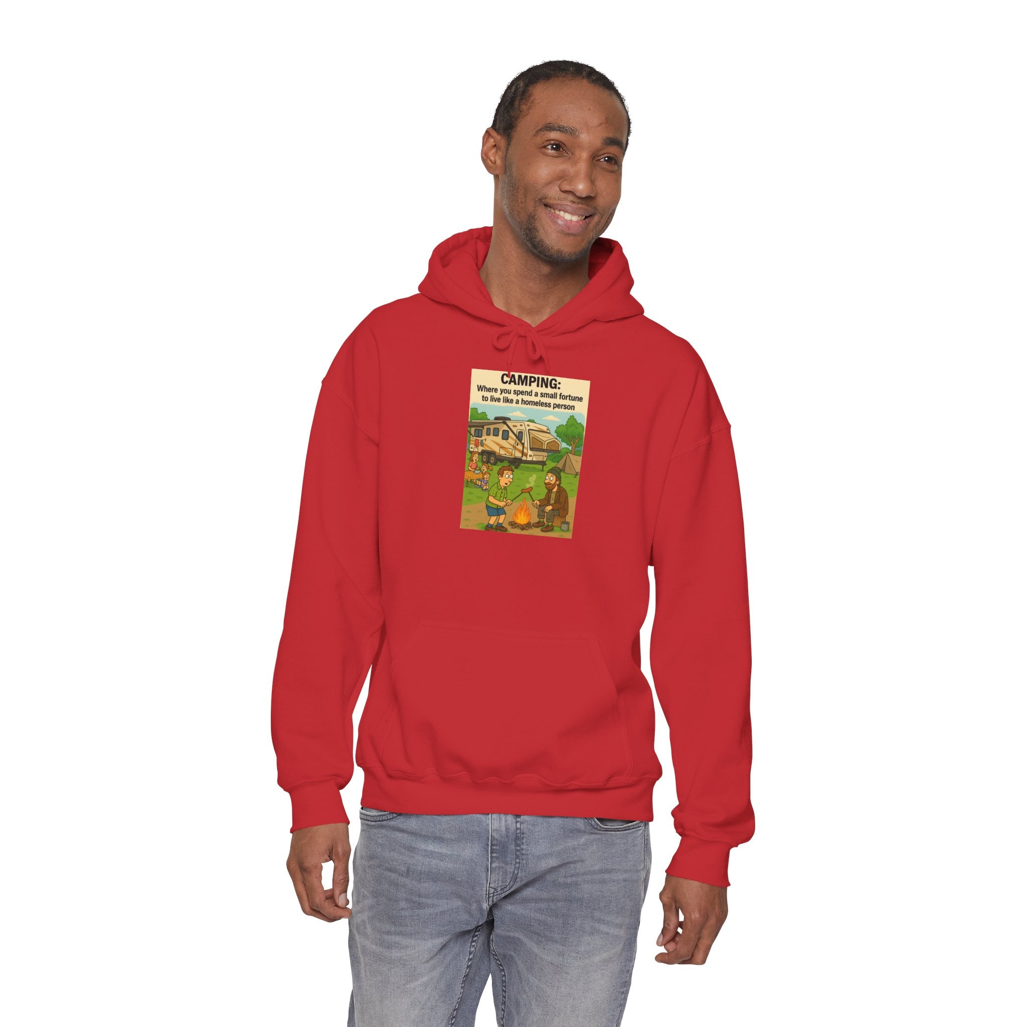 Cozy Camping Sweatshirt | Unisex Heavy Blend Hoodie, Outdoor Gear, Nature Lover Gift, Camping Apparel, Weekend Retreat Wear
