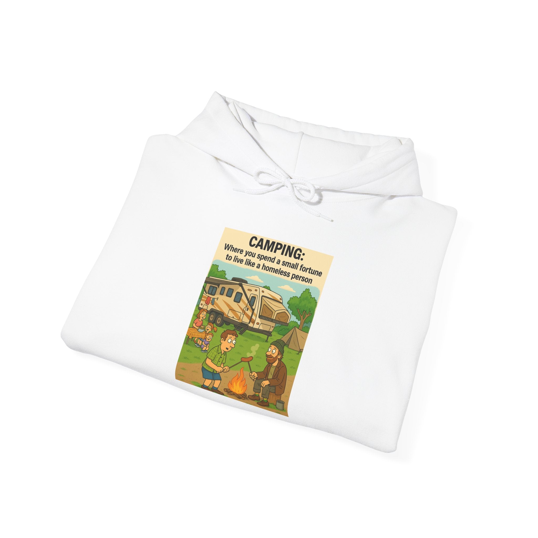 Cozy Camping Sweatshirt | Unisex Heavy Blend Hoodie, Outdoor Gear, Nature Lover Gift, Camping Apparel, Weekend Retreat Wear