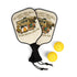 Pickleball Paddle Set with Campfire Design - Fun Outdoor Sport Gear