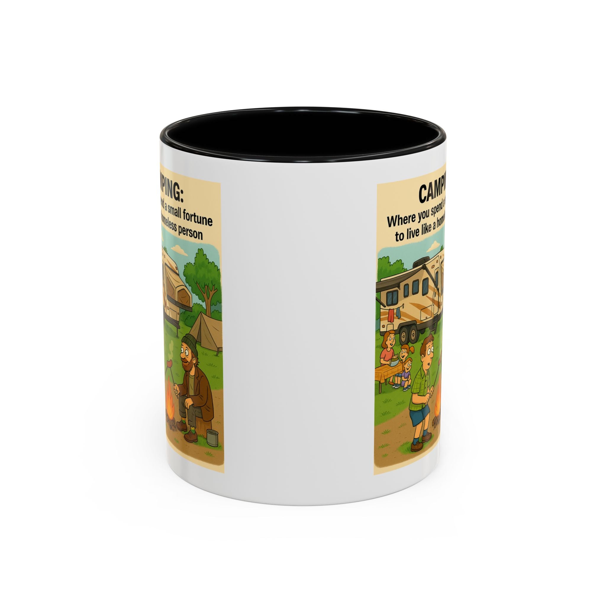 Camping Humor Coffee Mug, Hilarious Campfire Gift, Funny Mug for Outdoors Lovers, Adventure Lover's Coffee Cup, Unique Camping Present