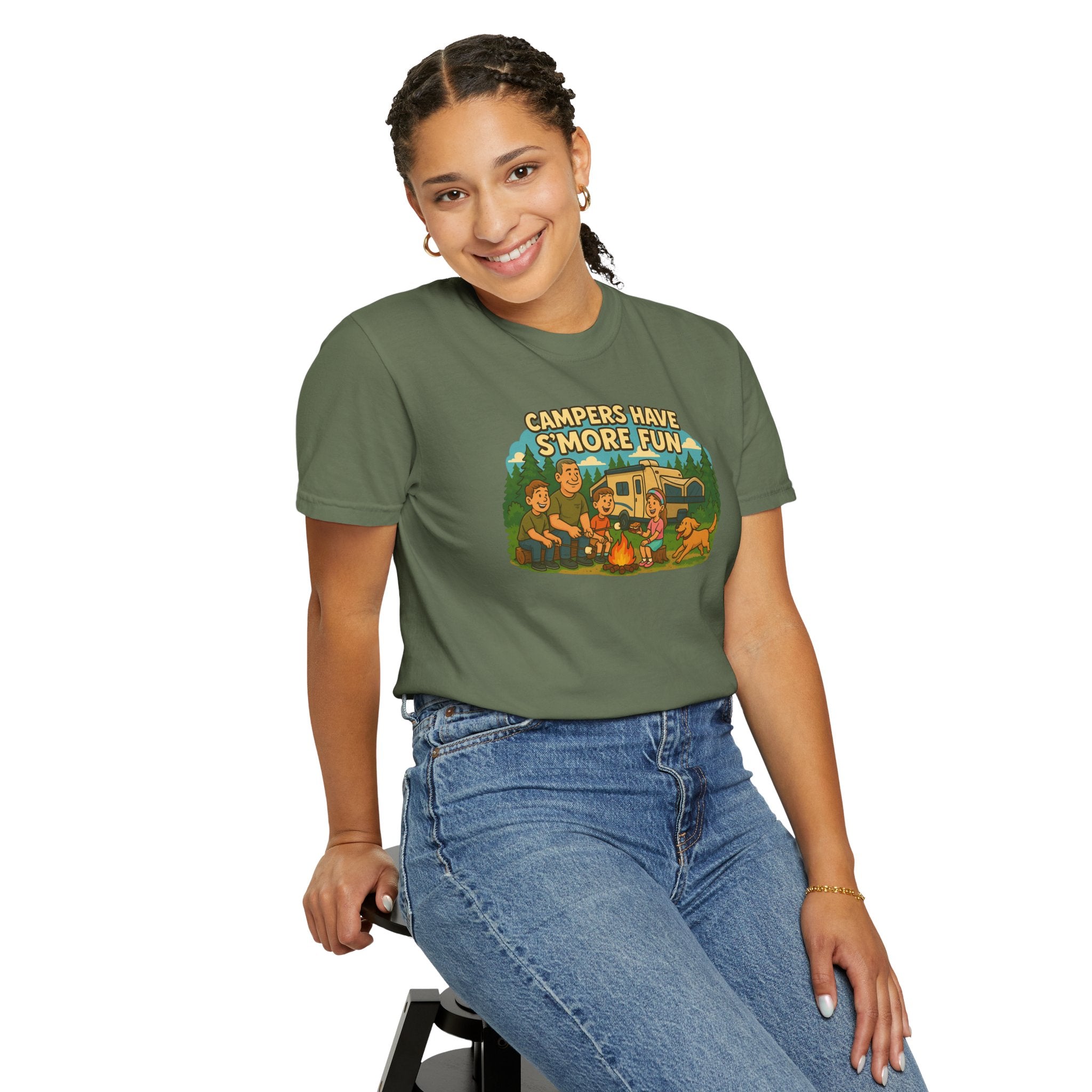 Camping T-Shirt for Outdoor Lovers, Perfect Gift for Campers, Adventure Tee, Vacation Shirt, Summer Fun Merchandise