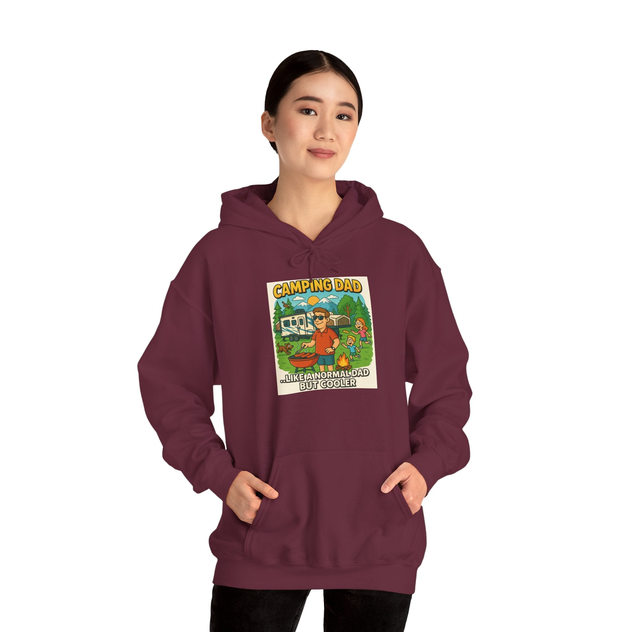 Camping Dad Unisex Heavy Blend Hoodie