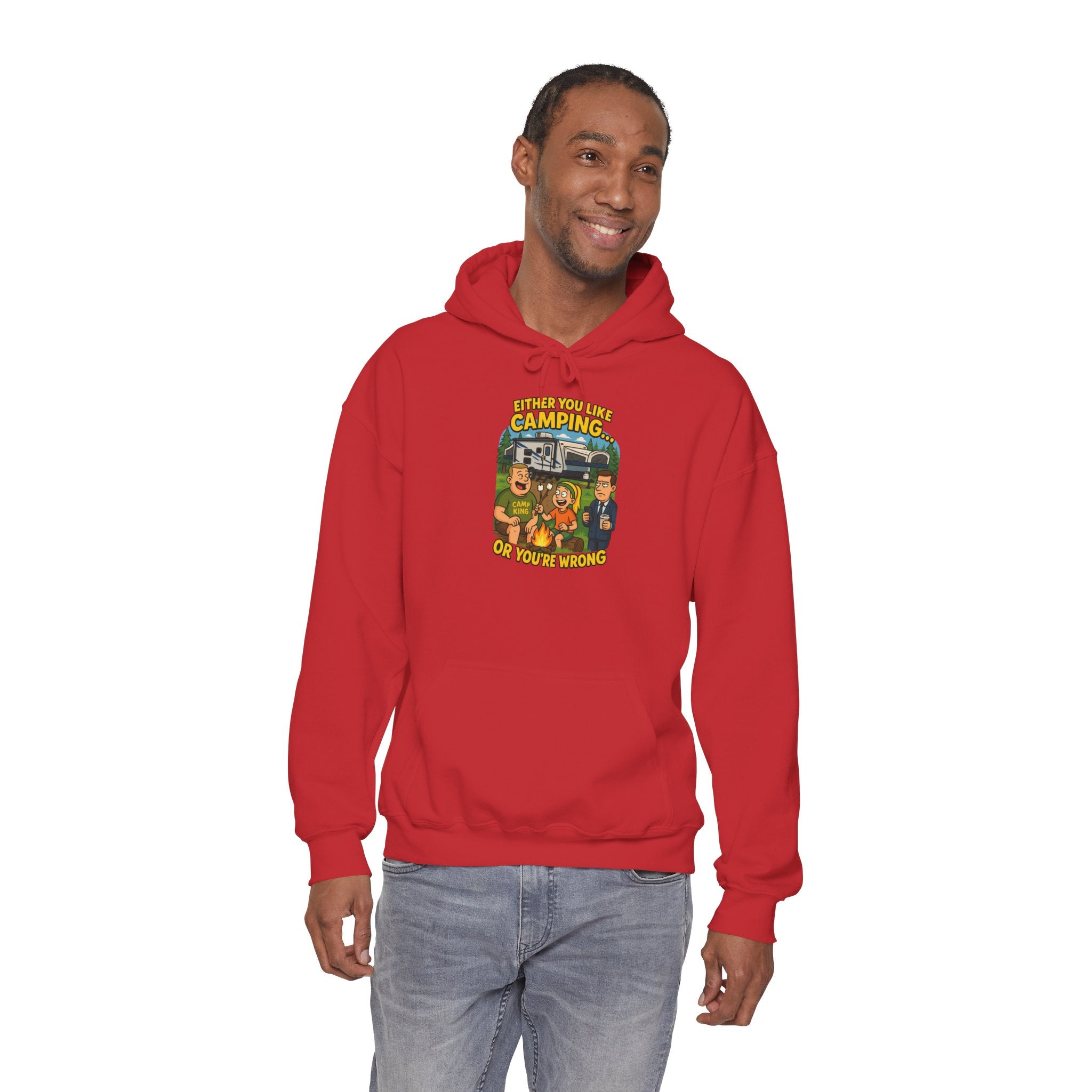 Camping Adventure Unisex Heavy Blend™ Hooded Sweatshirt