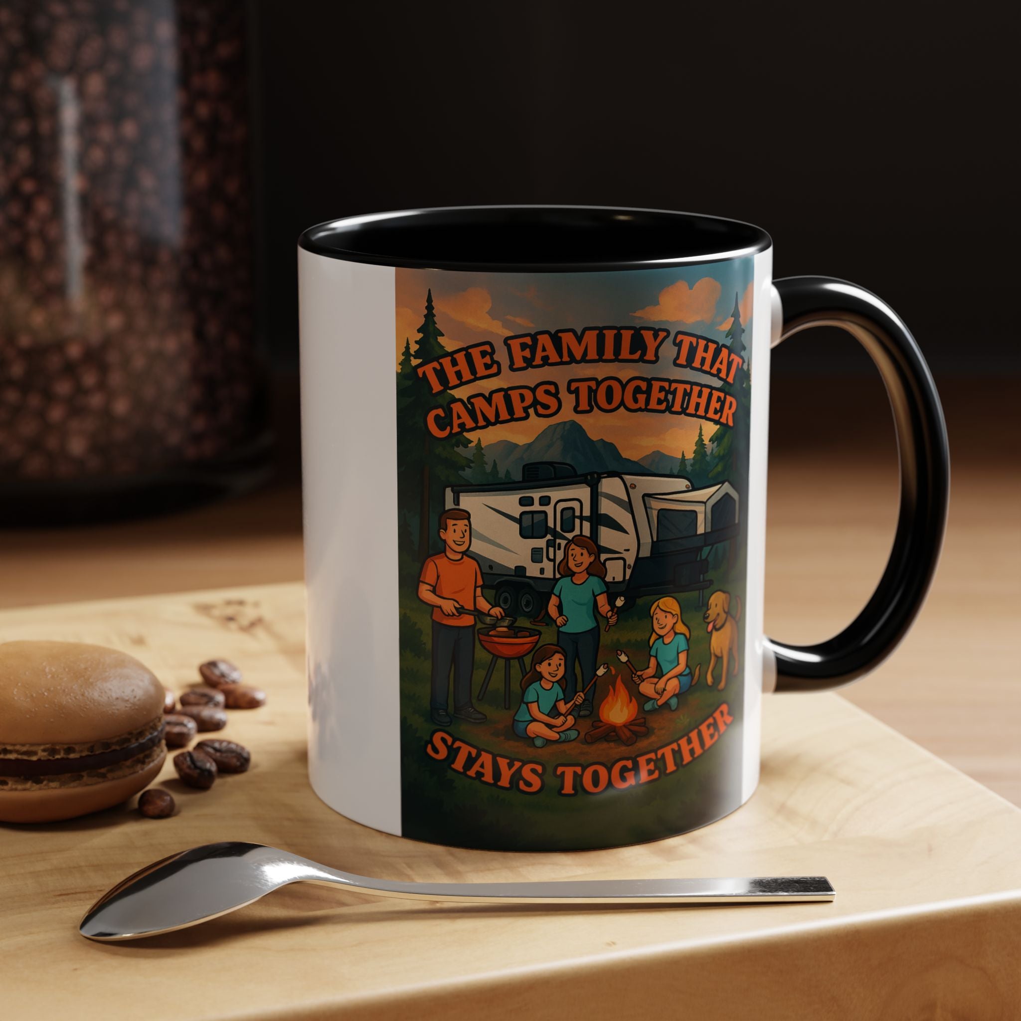 Camping Family Coffee Mug - Adventure, Nature, Family Time, Outdoor Enthusiasts, Gift for Campers