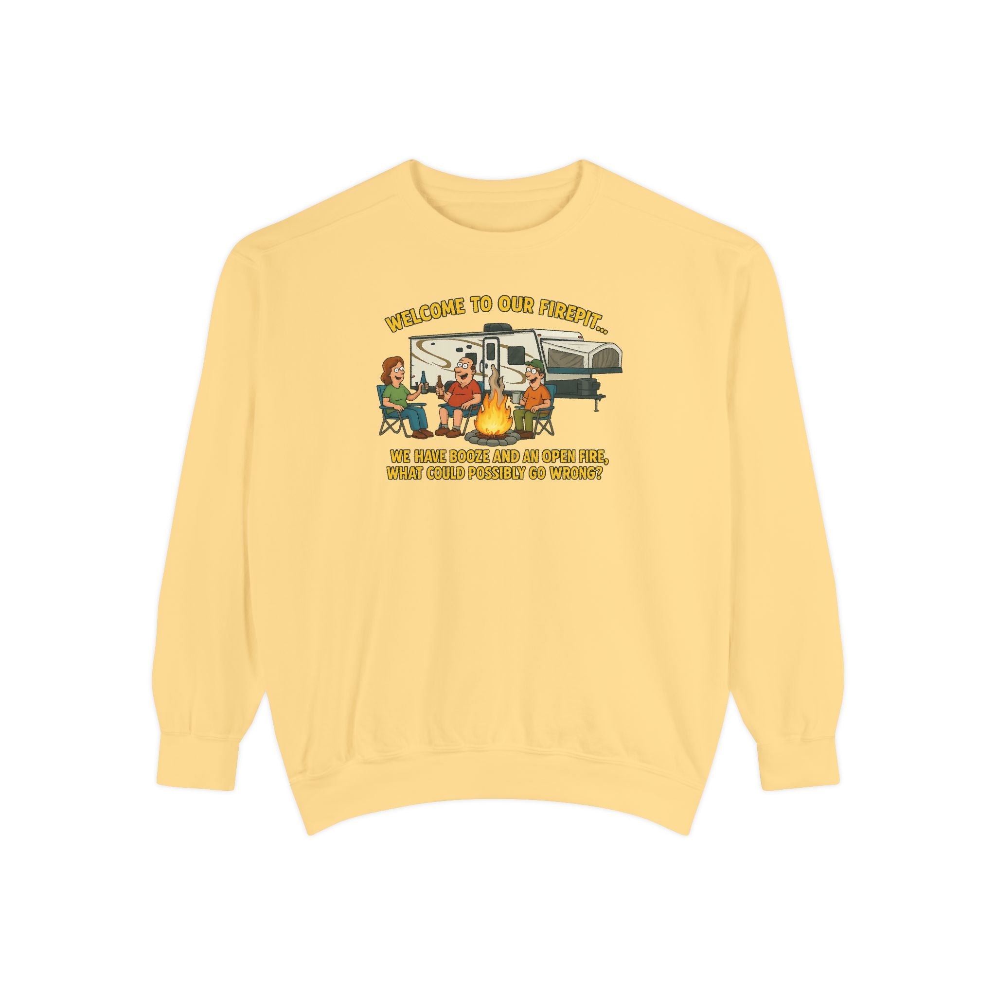 Welcome to Our Family Sweatshirt, Cozy Unisex Top, Family Gathering Apparel, Fun Gift for Friends, Casual Wear for All Occasions