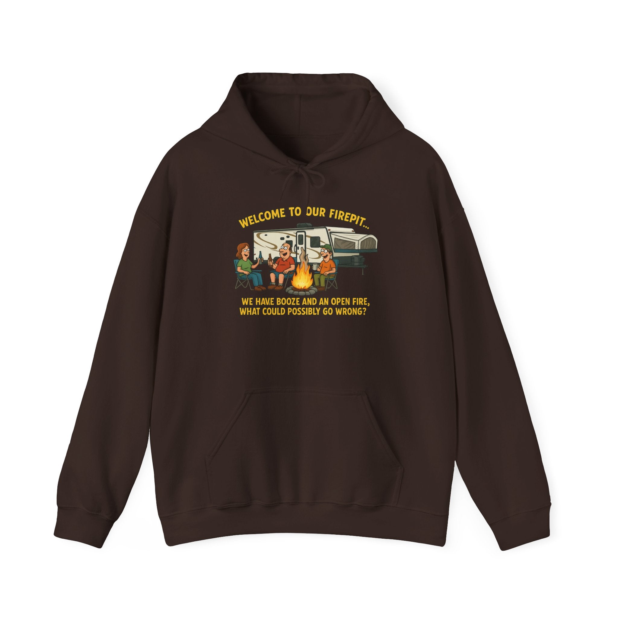 Cozy Campfire Sweatshirt | Unisex Hoodie for Outdoor Lovers, Camping Gear, Warmth for Fall, Great Gift for Nature Enthusiasts