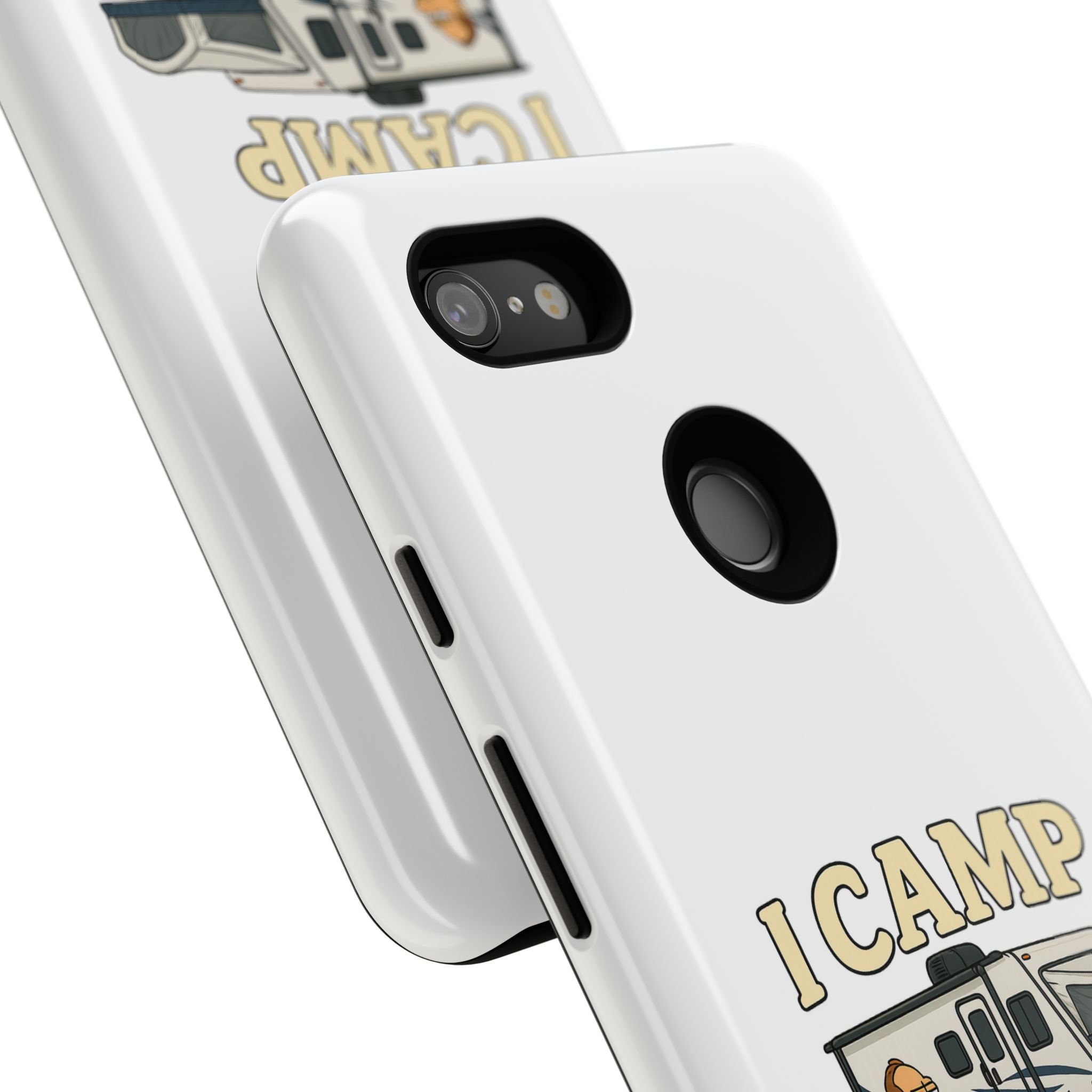 Camping Phone Case - I Camp Because Punching People is Frowned Upon