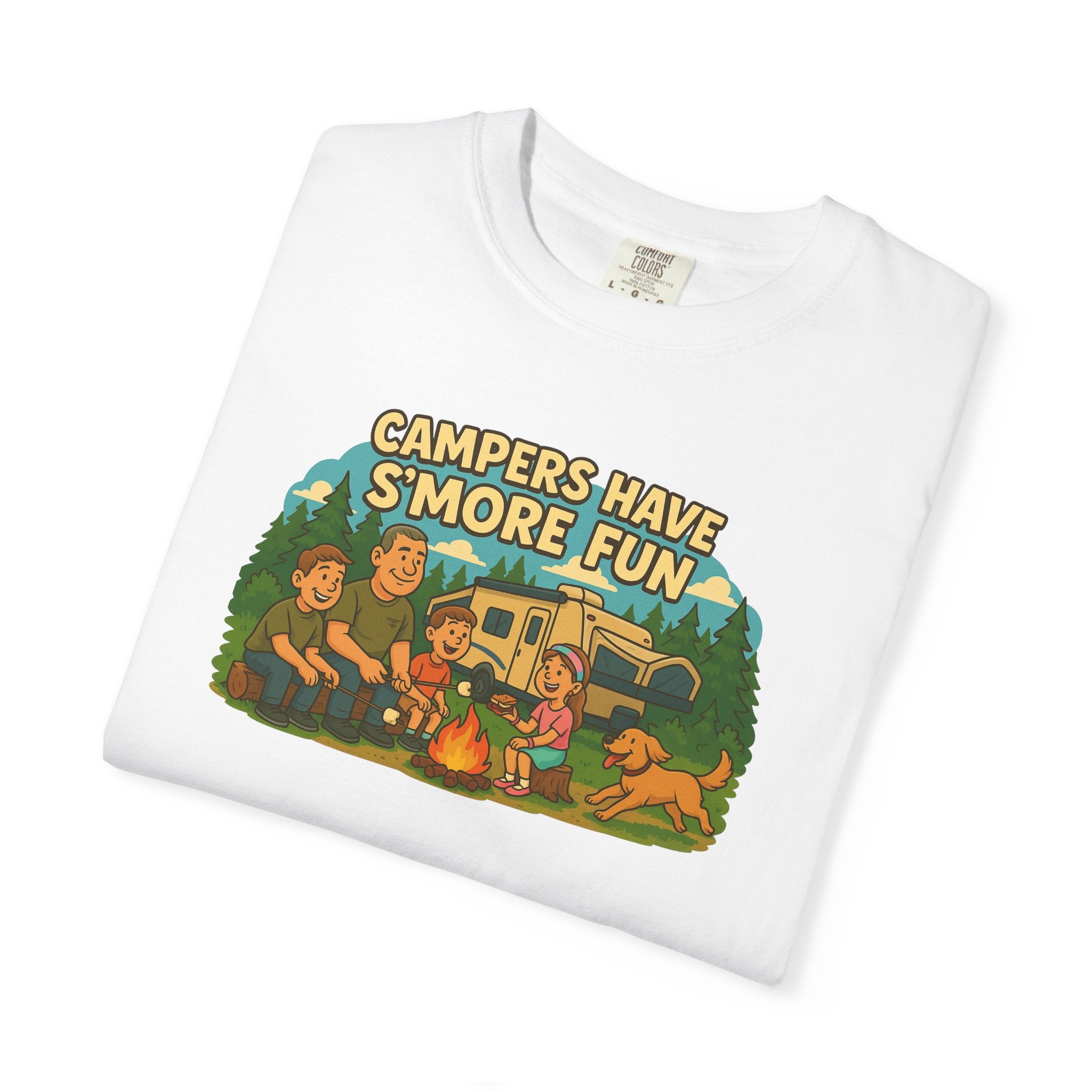 Camping T-Shirt for Outdoor Lovers, Perfect Gift for Campers, Adventure Tee, Vacation Shirt, Summer Fun Merchandise