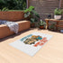 Camping Outdoor Rug - Wine Solves the Rest, Patio Decor, RV Accessories, Outdoor Living, Camping Gear