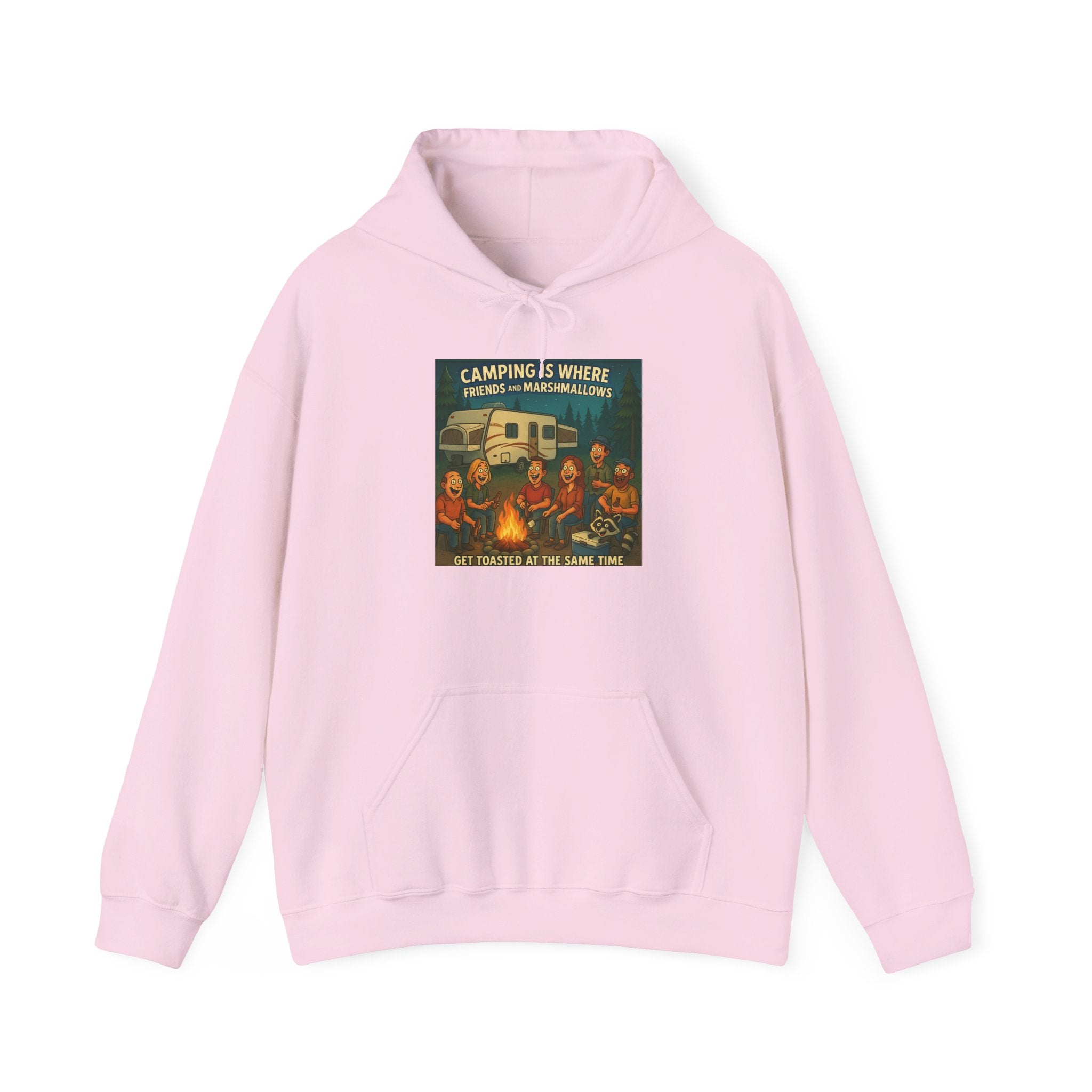 Vintage Camping Unisex Hooded Sweatshirt - Cozy Outdoor Lover Gift, Great for Campfire Nights, Adventure Apparel