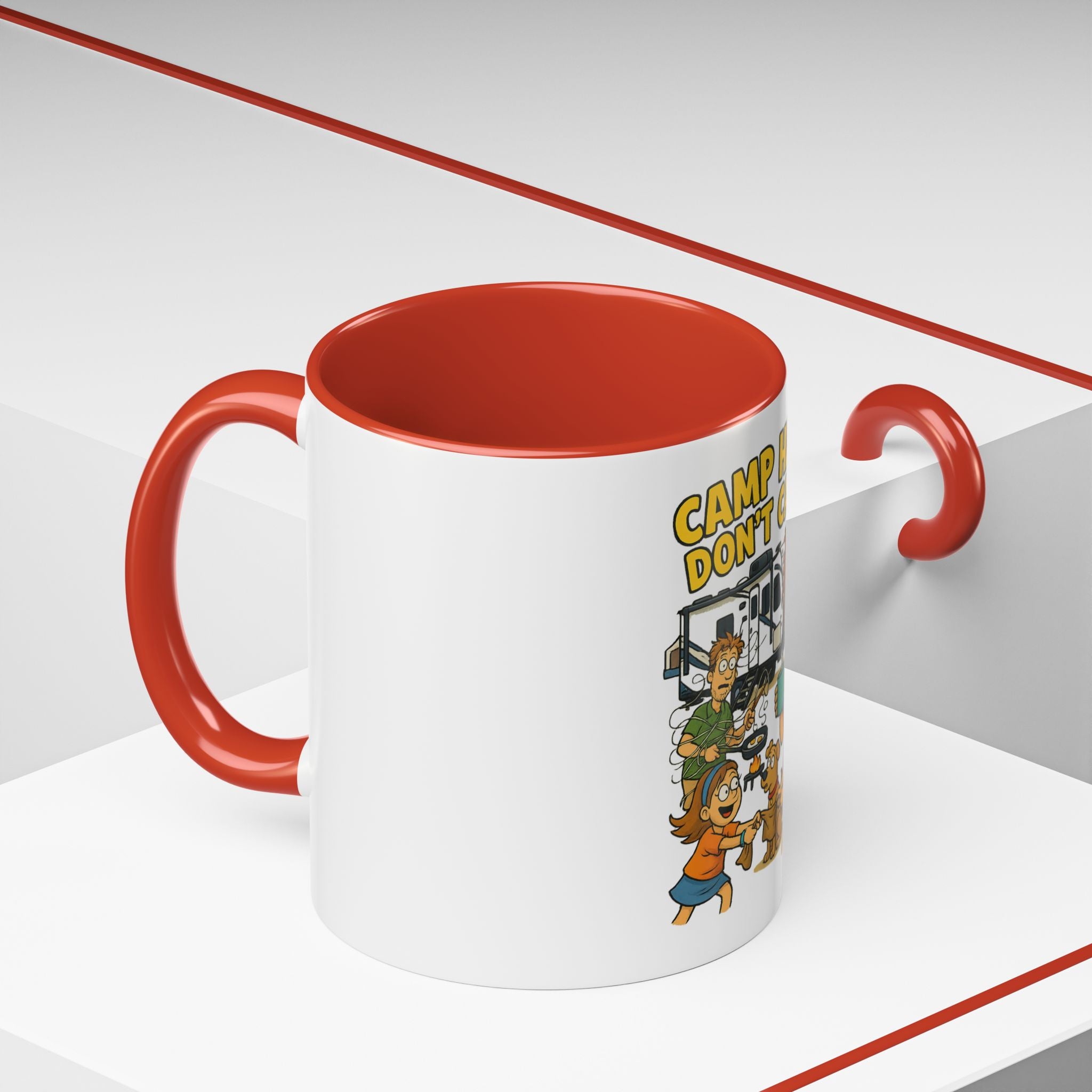 Camp Hair Coffee Mug, Funny Mug for Campers, Outdoor Lover Gift, Family Camping Mug, Humorous Coffee Cup