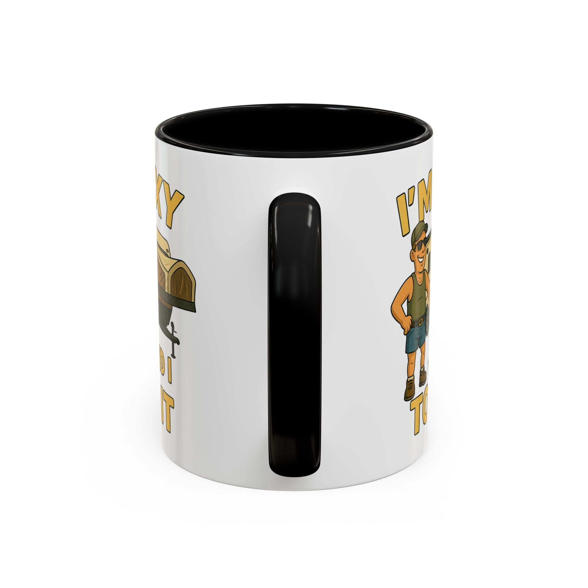 Playful Camping Mug, Funny Coffee Cup, Camper Gift, RV Lover's Accessory, Outdoor Adventure Mug