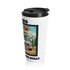 Stainless Steel Travel Mug - Life rocks when your home rolls