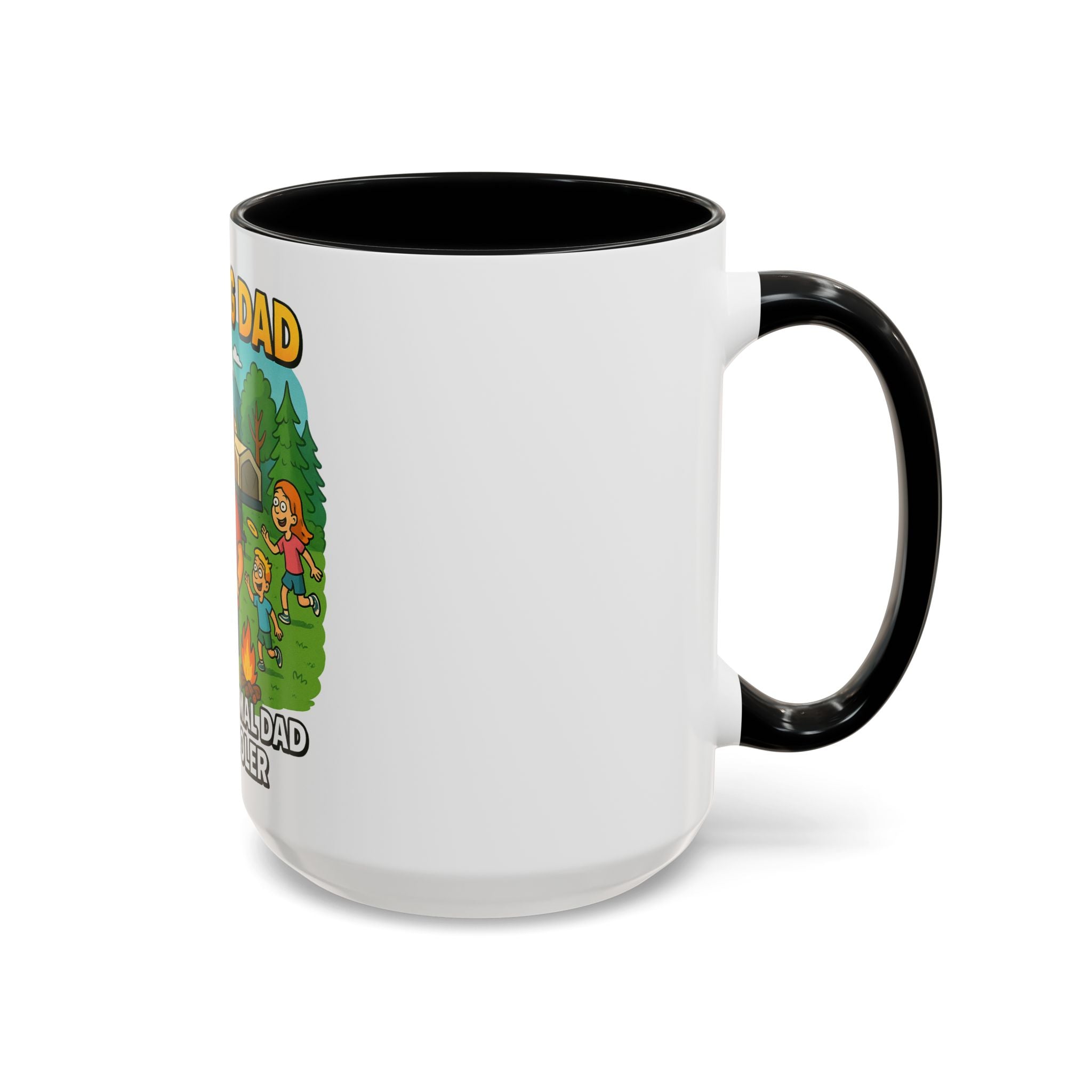 Cool Camping Dad Coffee Mug - Fun Outdoor Adventure Gift