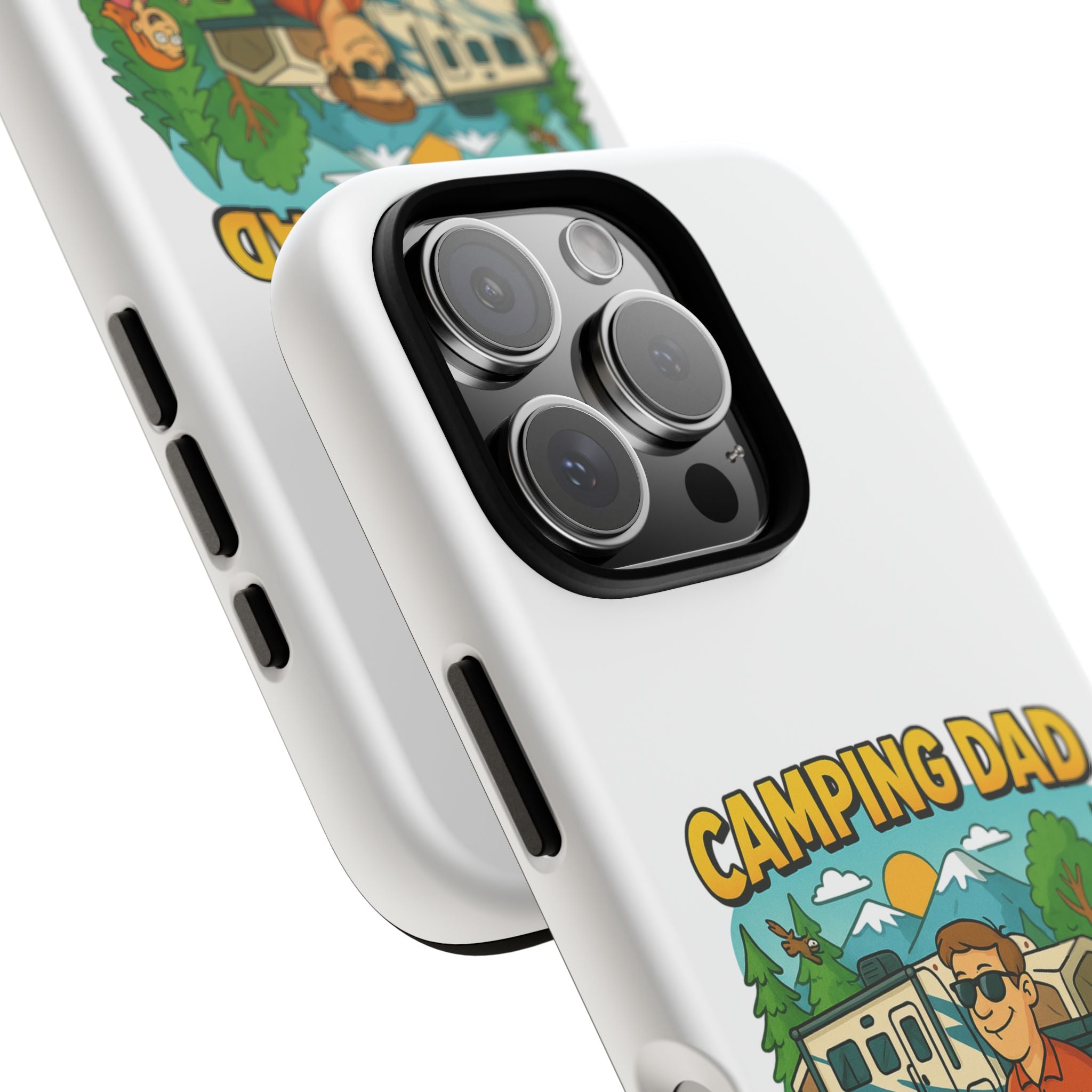 Camping Dad Phone Case - Unique Tough Cover for Outdoor Dads