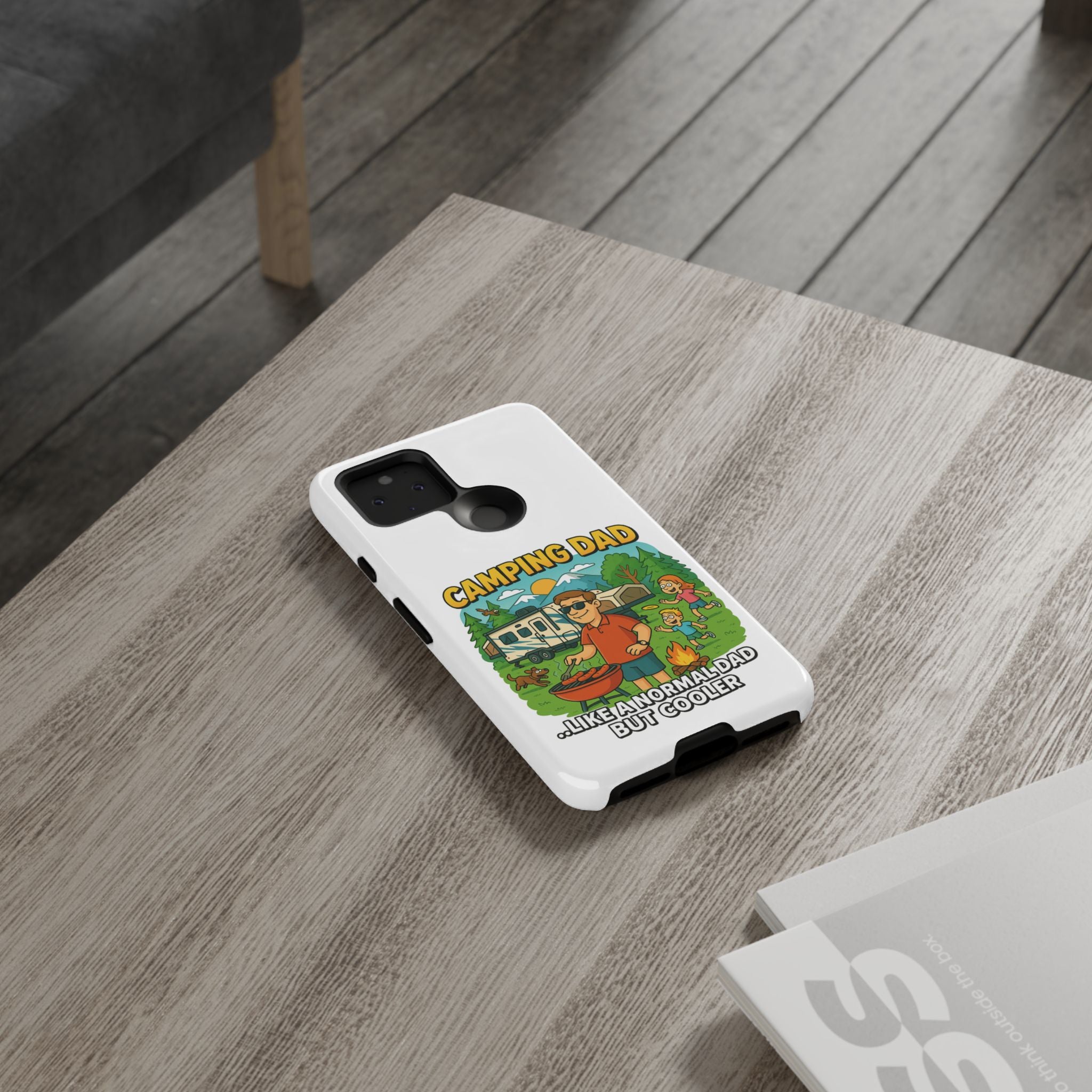 Camping Dad Phone Case - Unique Tough Cover for Outdoor Dads