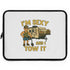 Funny Camping Laptop Sleeve - I'm Sexy and I Tow It, RV Lover Gift, Travel Accessory, Unique Computer Bag, Camping Enthusiast Present