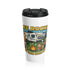 Adventure-Themed Stainless Steel Travel Mug | Camping Coffee Cup | Outdoorsy Gift | Road Trip Essential | Life Rocks Design