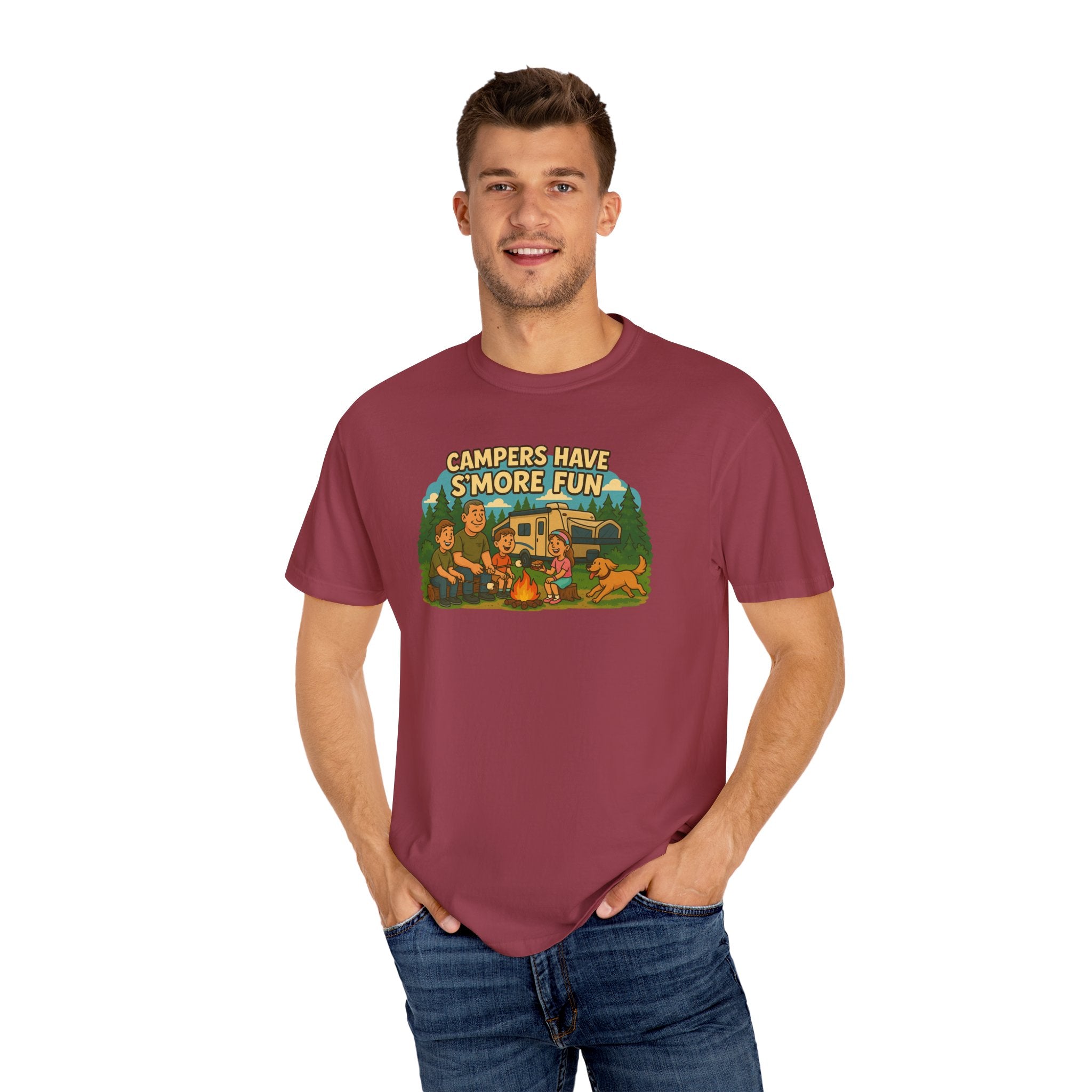 Camping T-Shirt for Outdoor Lovers, Perfect Gift for Campers, Adventure Tee, Vacation Shirt, Summer Fun Merchandise
