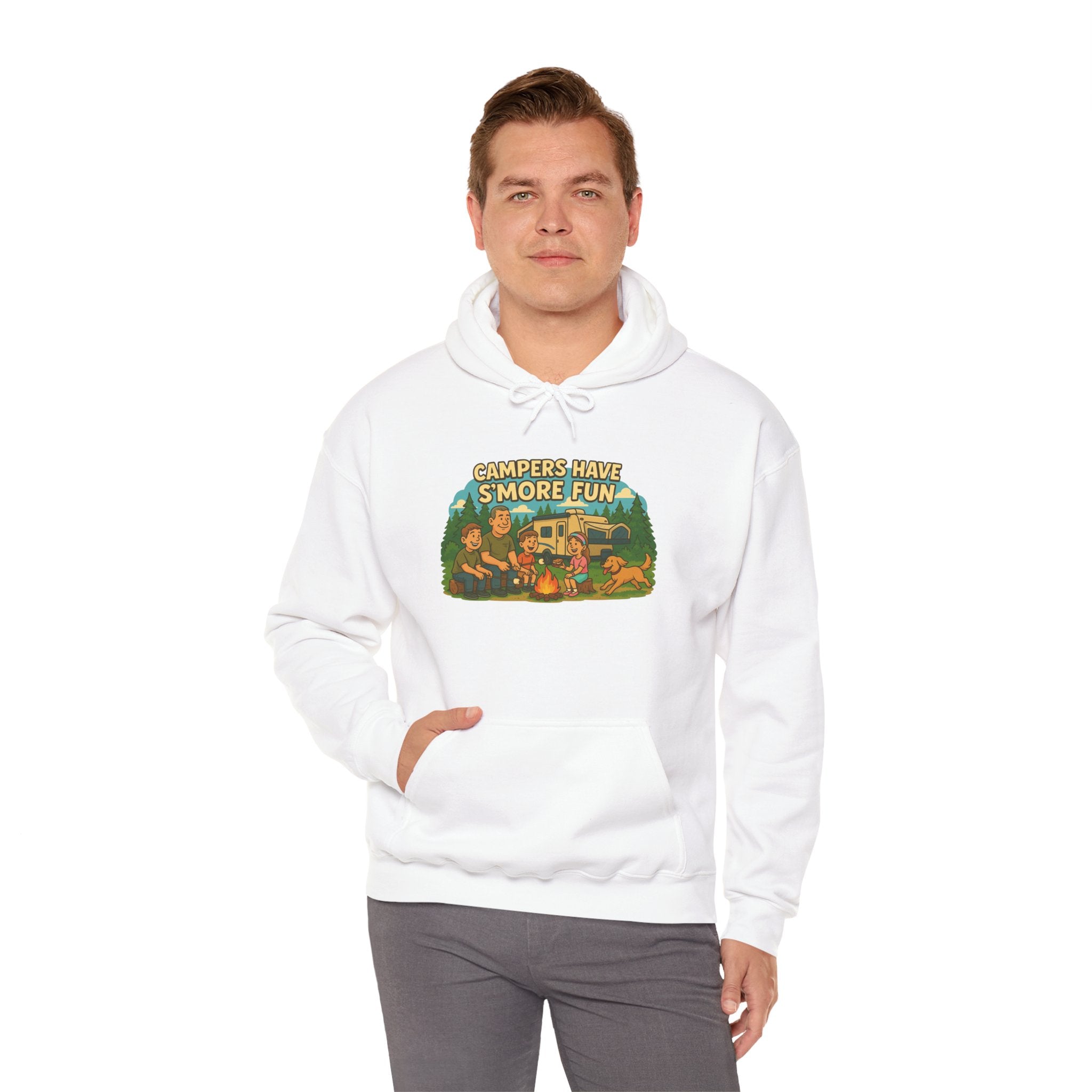 Campfire Vibes Hoodie - Perfect for Outdoor Lovers, Camping Trips, Nature Adventures, Gift for Campers, Cozy Hooded Sweatshirt