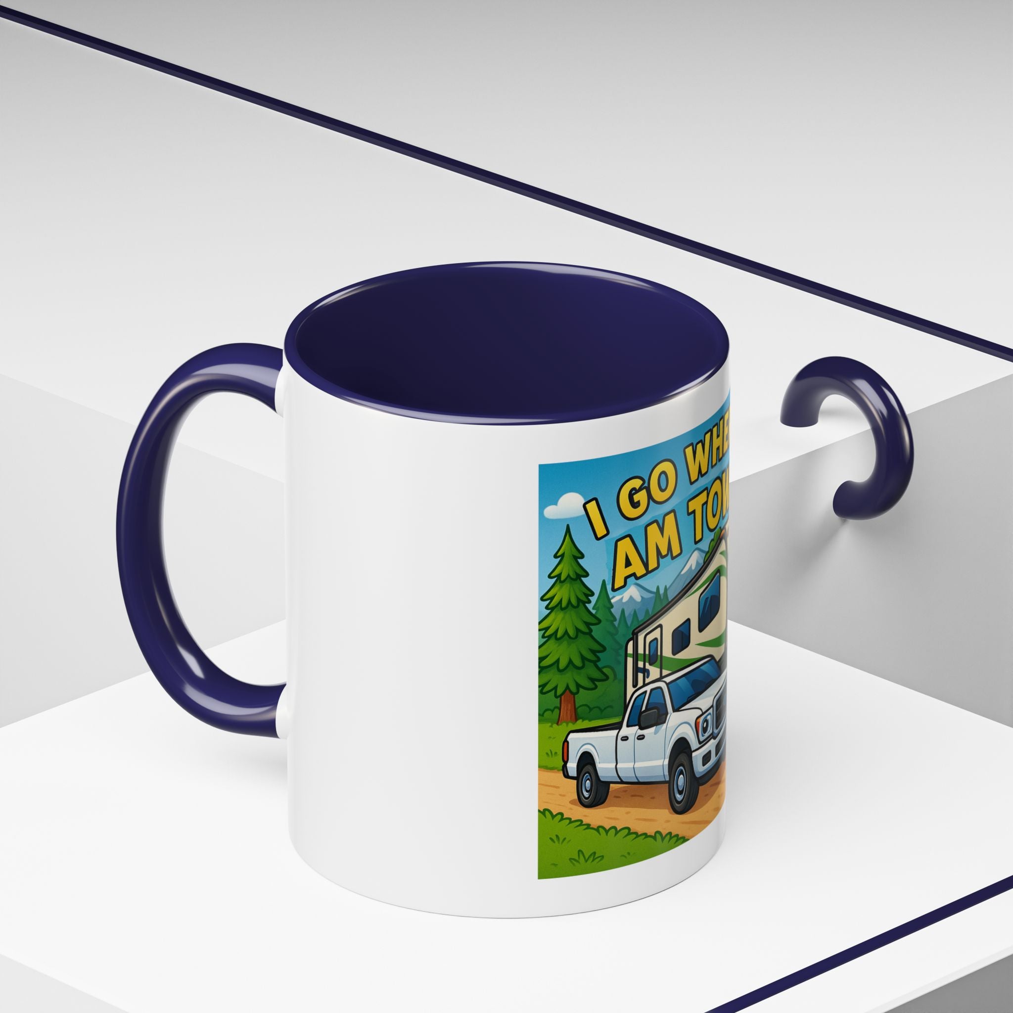 Adventure Camping Coffee Mug, RV Lover Gift, Hiking Mug, Travel Enthusiast Ceramic Cup, Nature Lover Drinkware