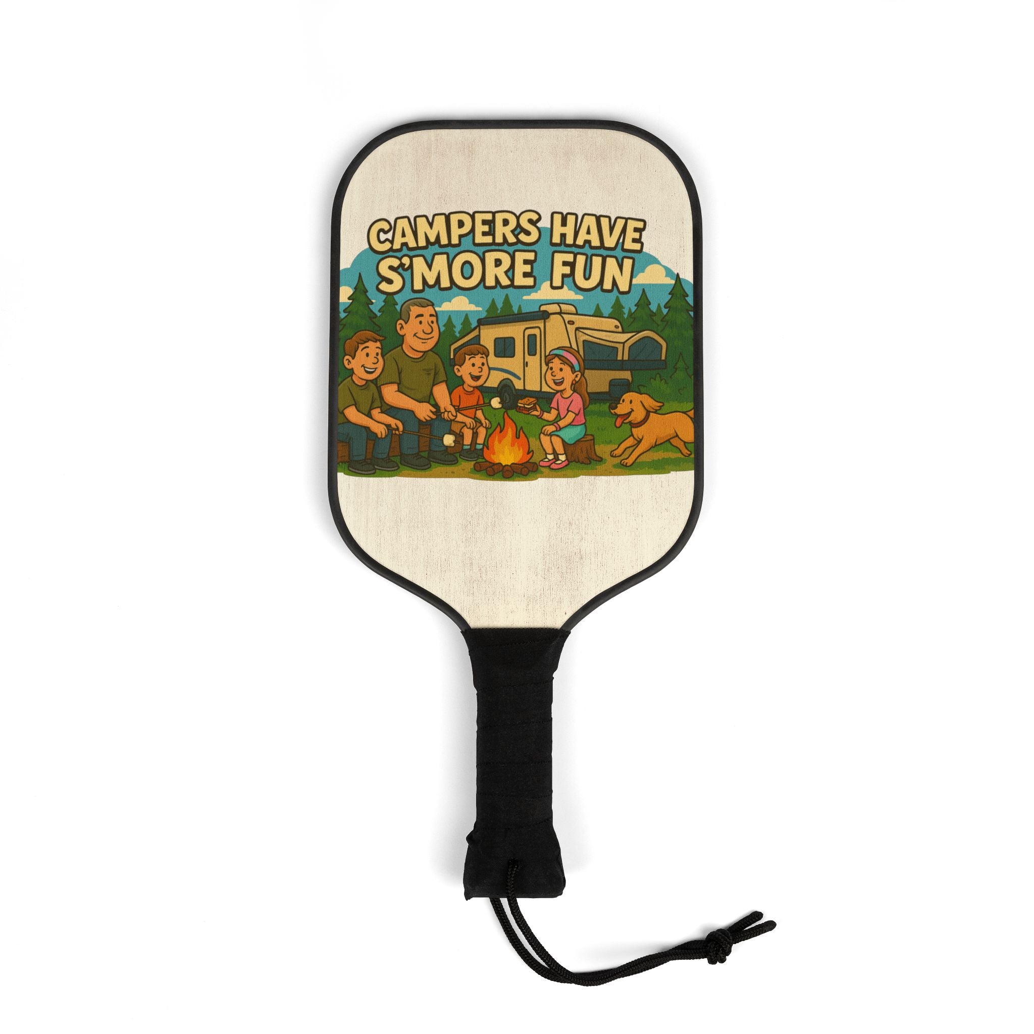Pickleball Fun Set - Campers Have S'more Fun Paddles & Balls, Outdoor Game, Summer Activity, Family Fun, Gifts for Campers