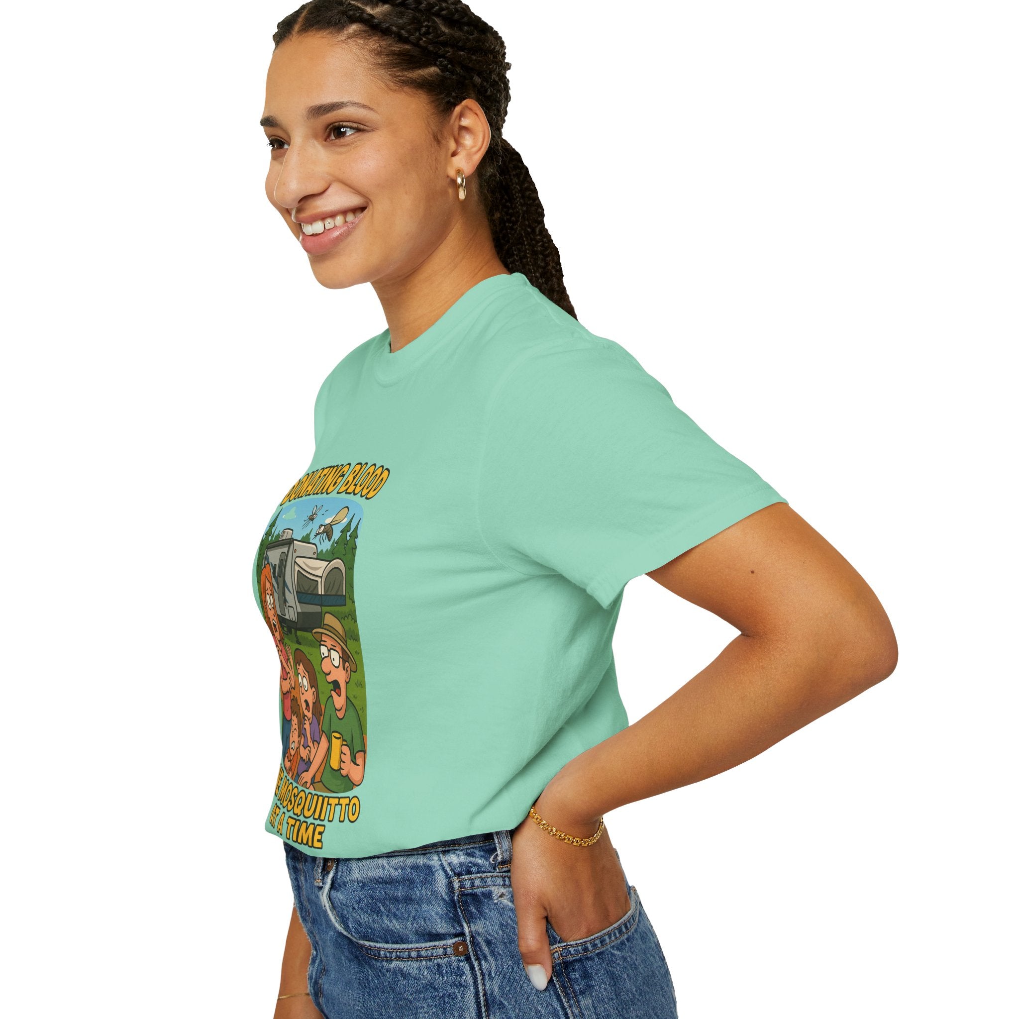 Playful Donation Humor Tee for Blood Donors, Perfect for Fundraisers, Special Events, Gifts, and Everyday Wear