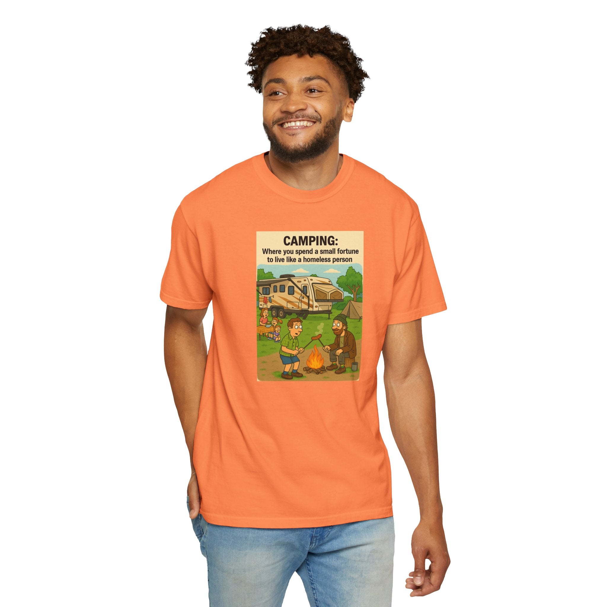 Camping Humor T-Shirt, Unisex Graphic Tee, Adventure Gift, Outdoor Lover Apparel, Funny Camping Shirt