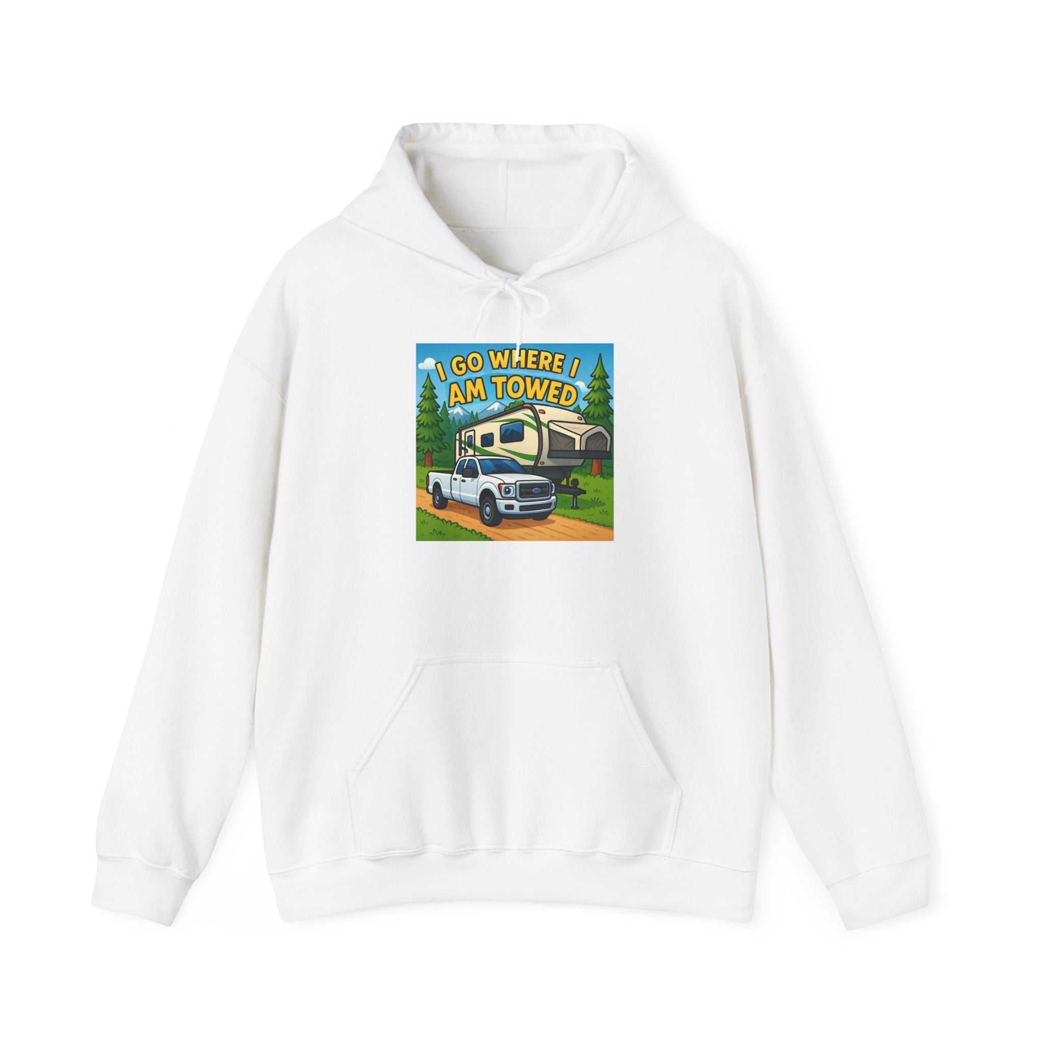Adventure-Themed Hooded Sweatshirt - Perfect for Travel Enthusiasts, Camper Gifts, Cozy Outings, Outdoor Activities, Road Trip Essentials