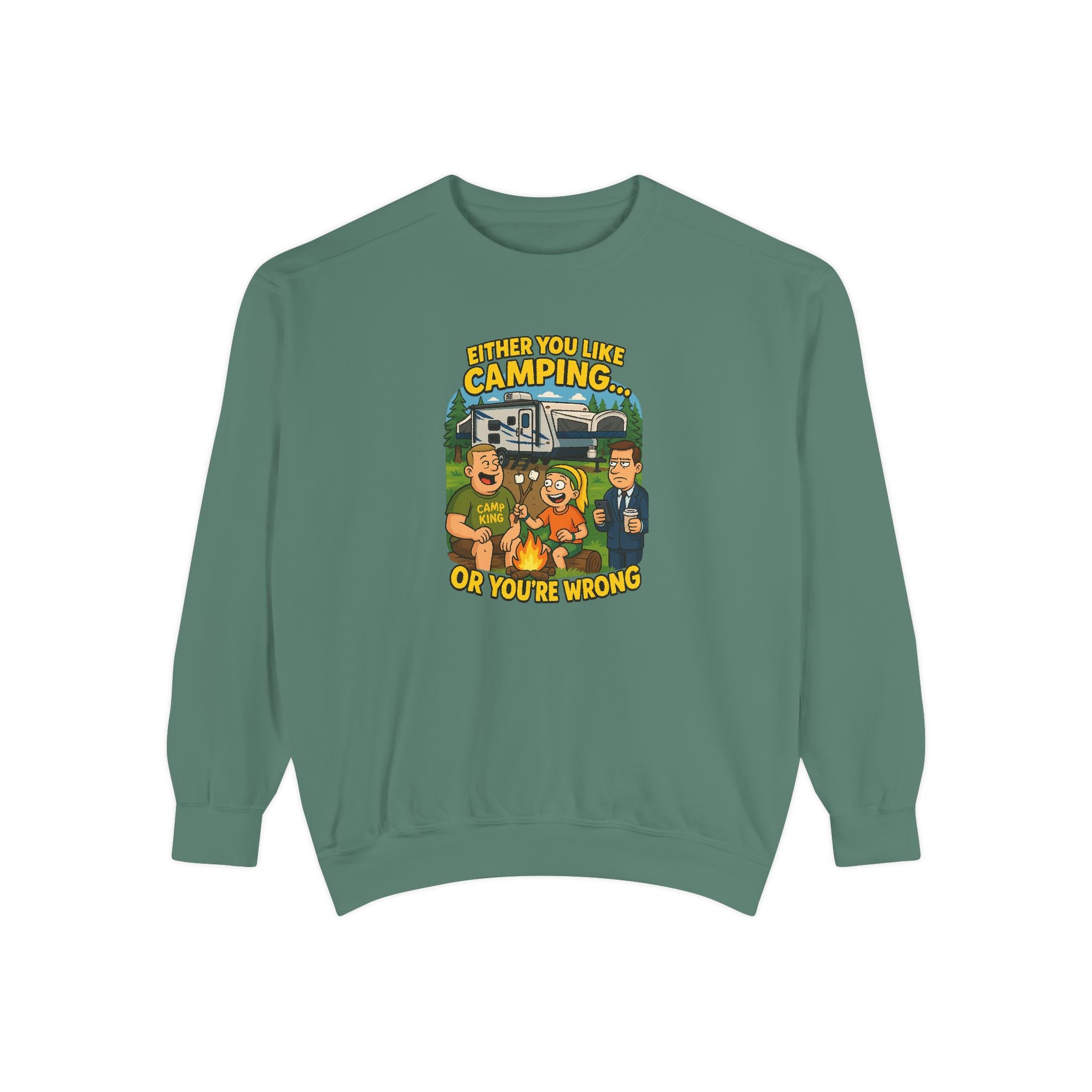 Camping Adventure Sweatshirt - Perfect for Outdoor Lovers