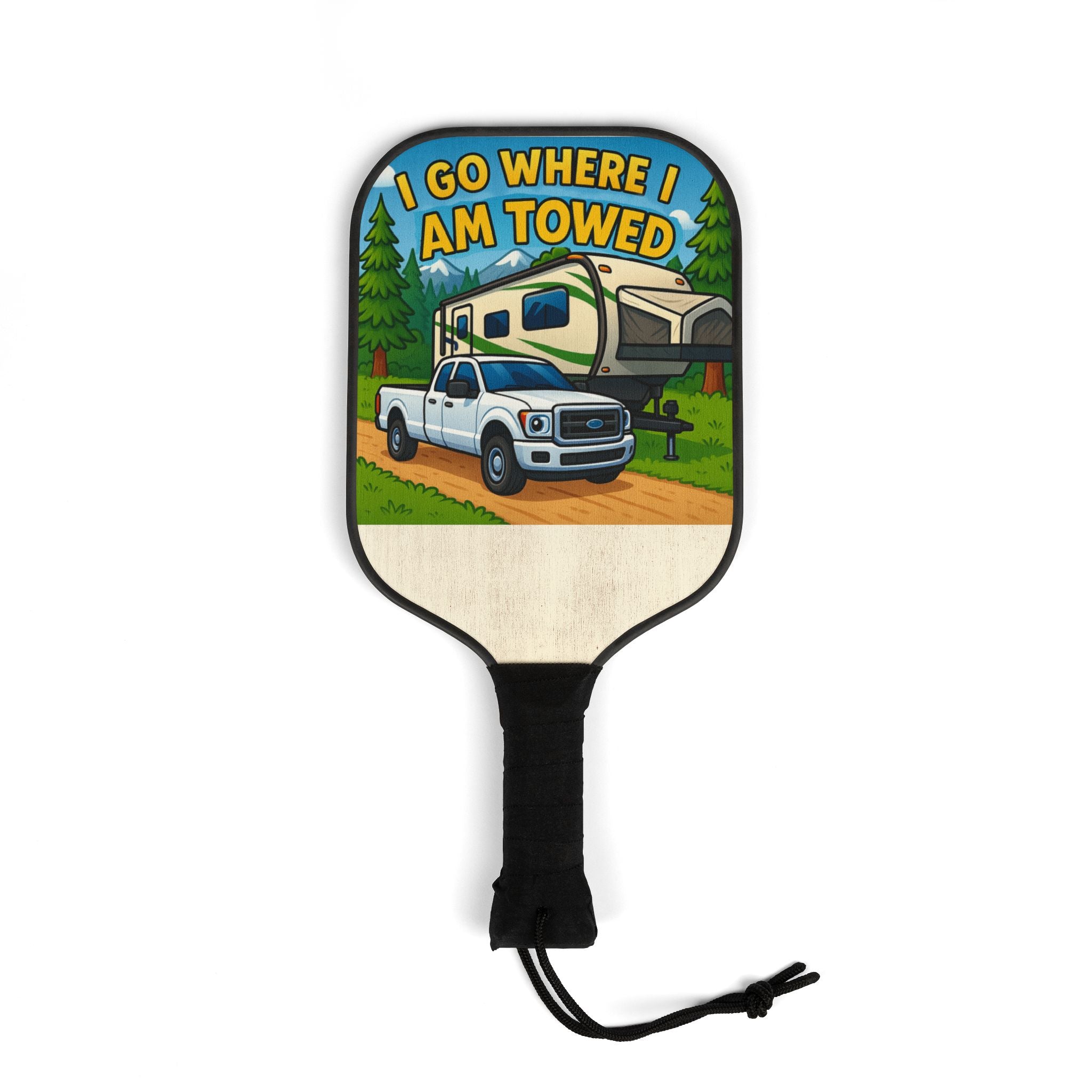 Pickleball Paddle Set with Fun RV Design, Perfect for Outdoor Sports, Family Gatherings, Gifts for Adventurers