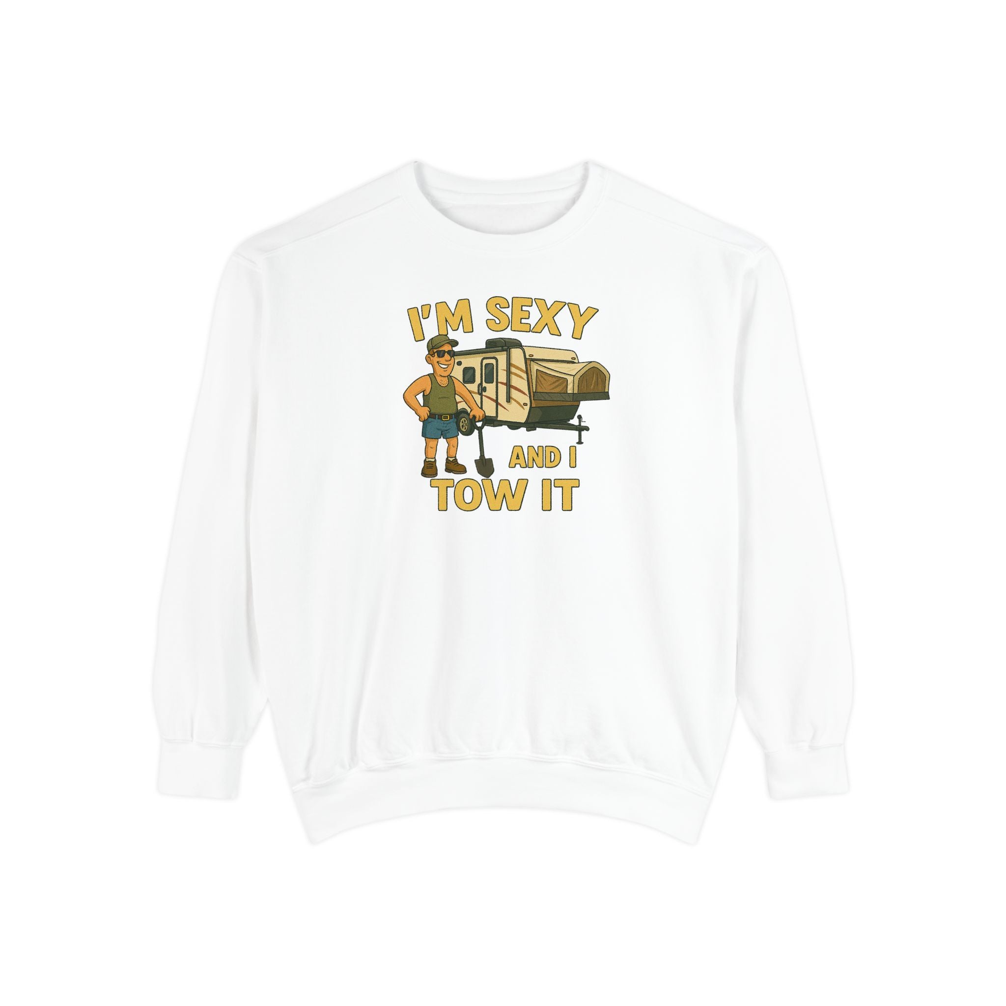 Funny Tow Truck Sweatshirt, Unisex Garment-Dyed Pullover, Casual Gift for Drivers, Trucking Humor Apparel, Cozy Fall Outfit, Perfect [...]