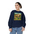 Vintage-Inspired Unisex Sweatshirt with 'High Class Trail Trash' Design