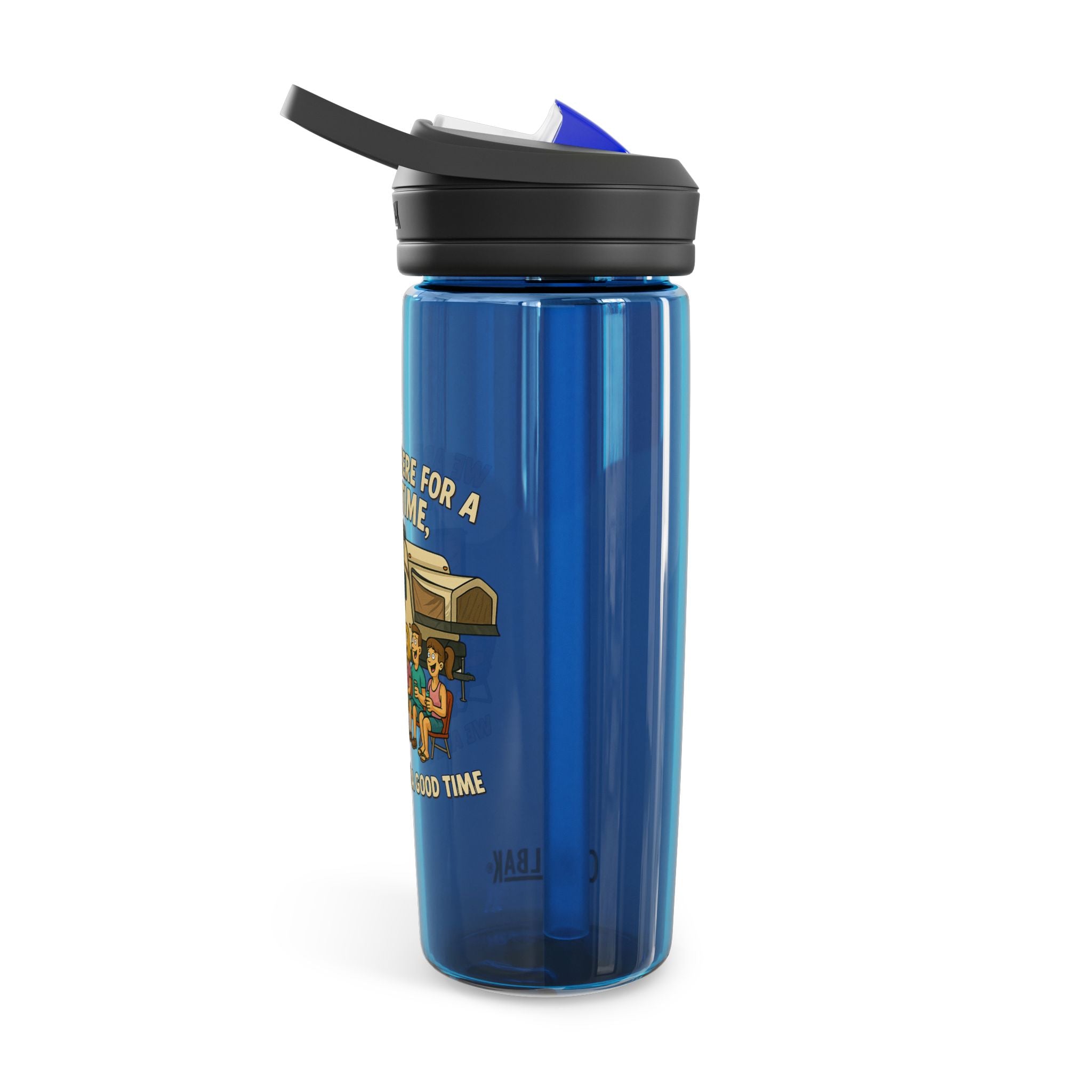 Camping Adventure Water Bottle - We Aren't Here for a Long Time