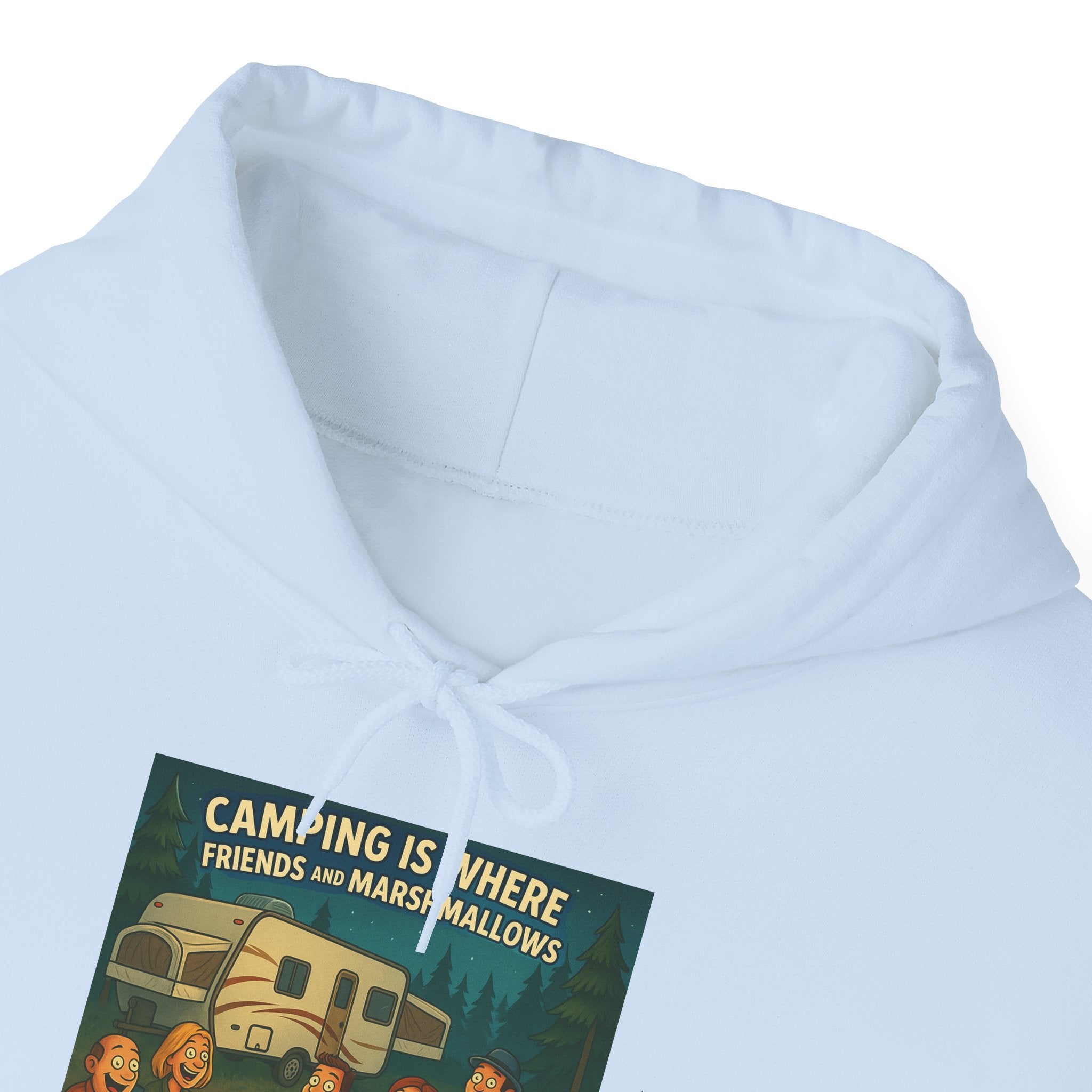 Vintage Camping Unisex Hooded Sweatshirt - Cozy Outdoor Lover Gift, Great for Campfire Nights, Adventure Apparel