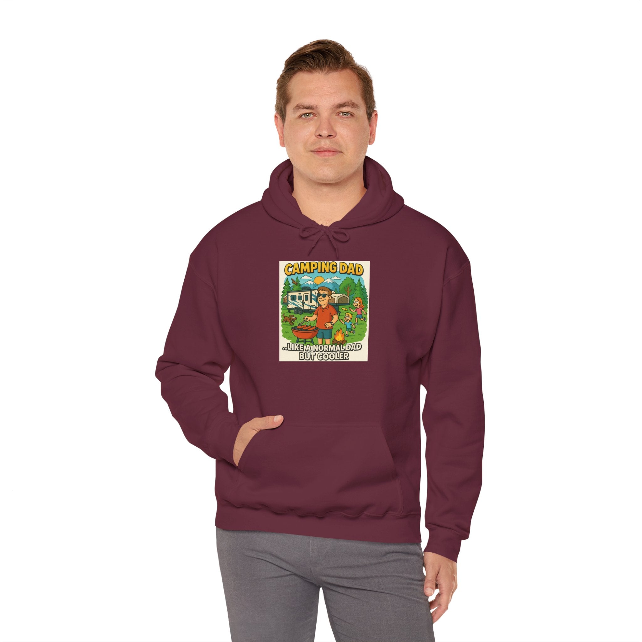 Camping Dad Unisex Heavy Blend Hoodie