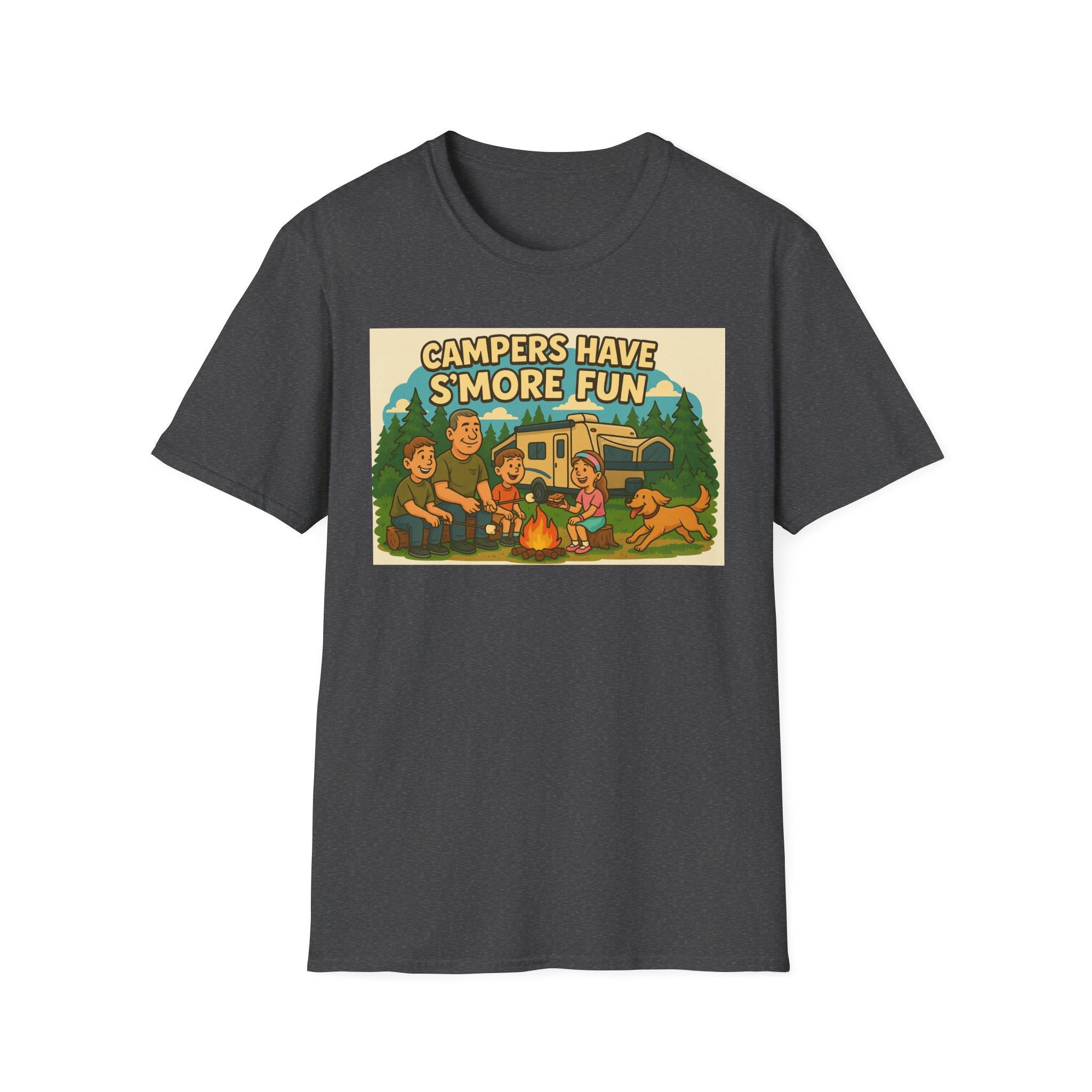 Campers Have S'more Fun Unisex Softstyle T-Shirt