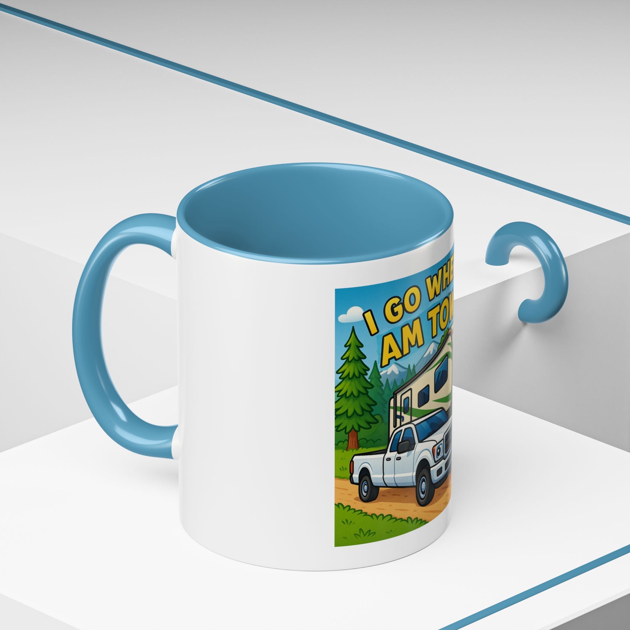 Adventure Camping Coffee Mug, RV Lover Gift, Hiking Mug, Travel Enthusiast Ceramic Cup, Nature Lover Drinkware