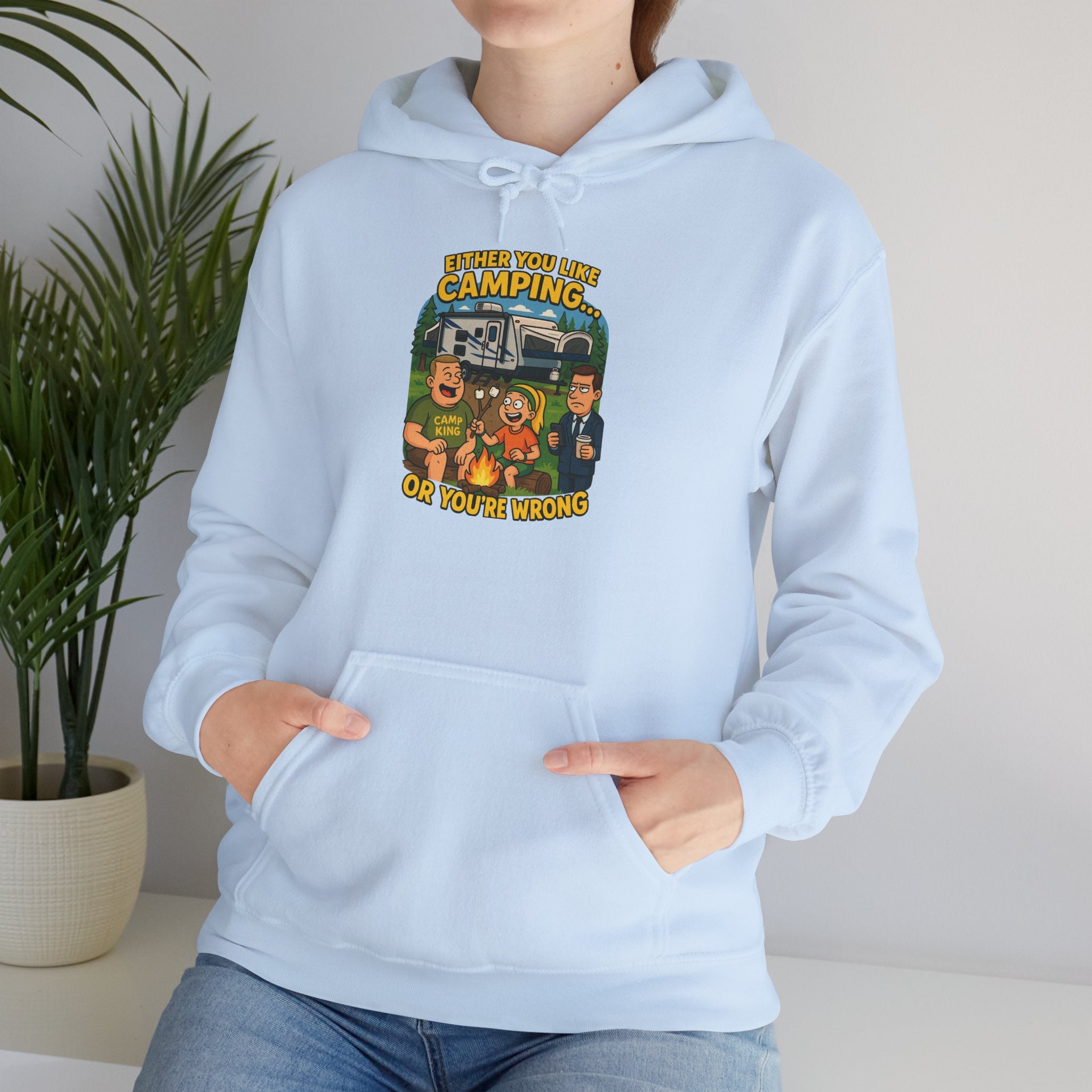 Camping Adventure Unisex Heavy Blend™ Hooded Sweatshirt