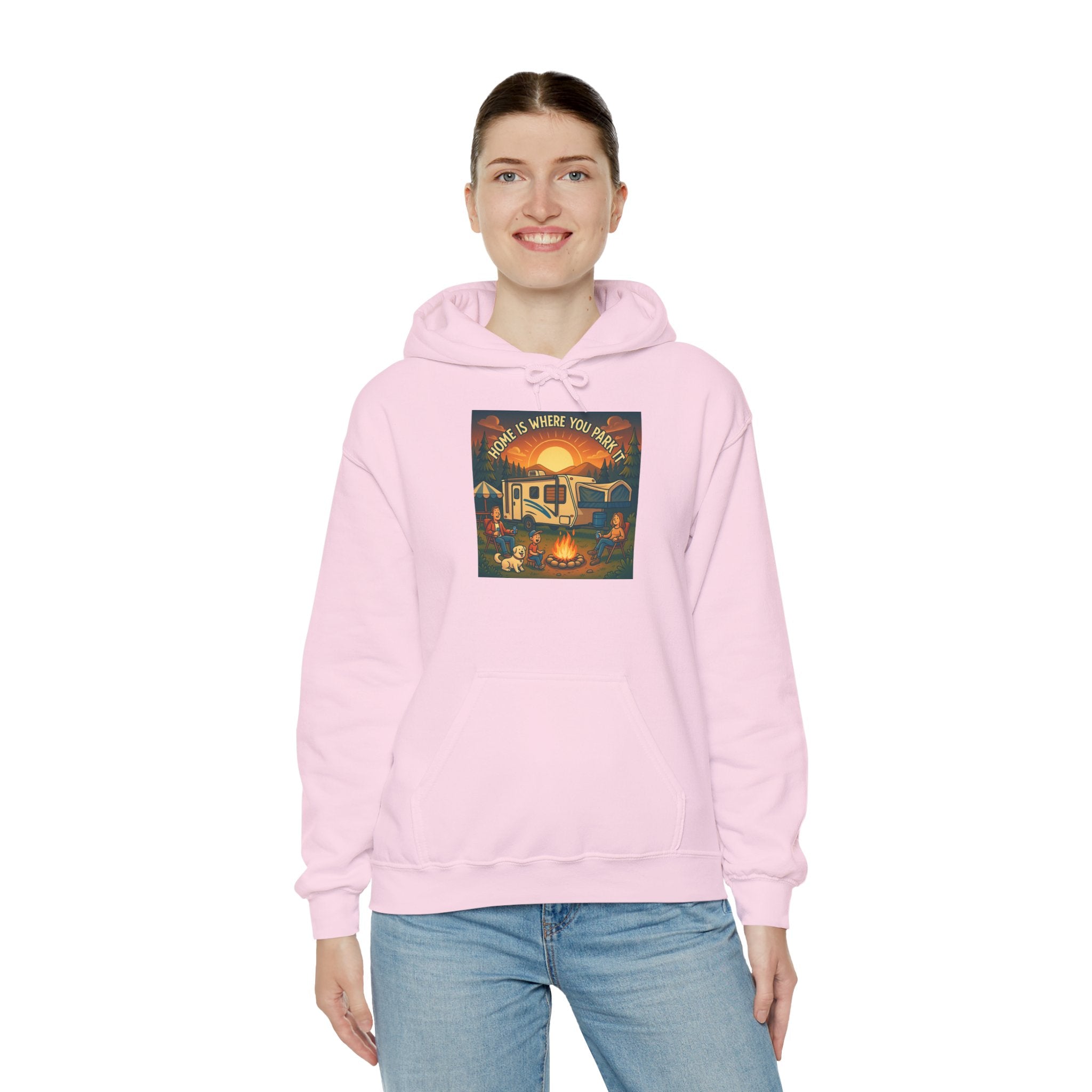 Cozy Campfire Vibes Hoodie, Unisex Sweatshirt for Camp Lovers, Autumn Apparel, Outdoor Adventure Gift, Family Get-Together
