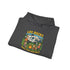 Campfire Adventure Hoodie with Retro Design, Cozy Gift for Outdoor Lovers, Perfect for Camping, Road Trips, and Casual Wear