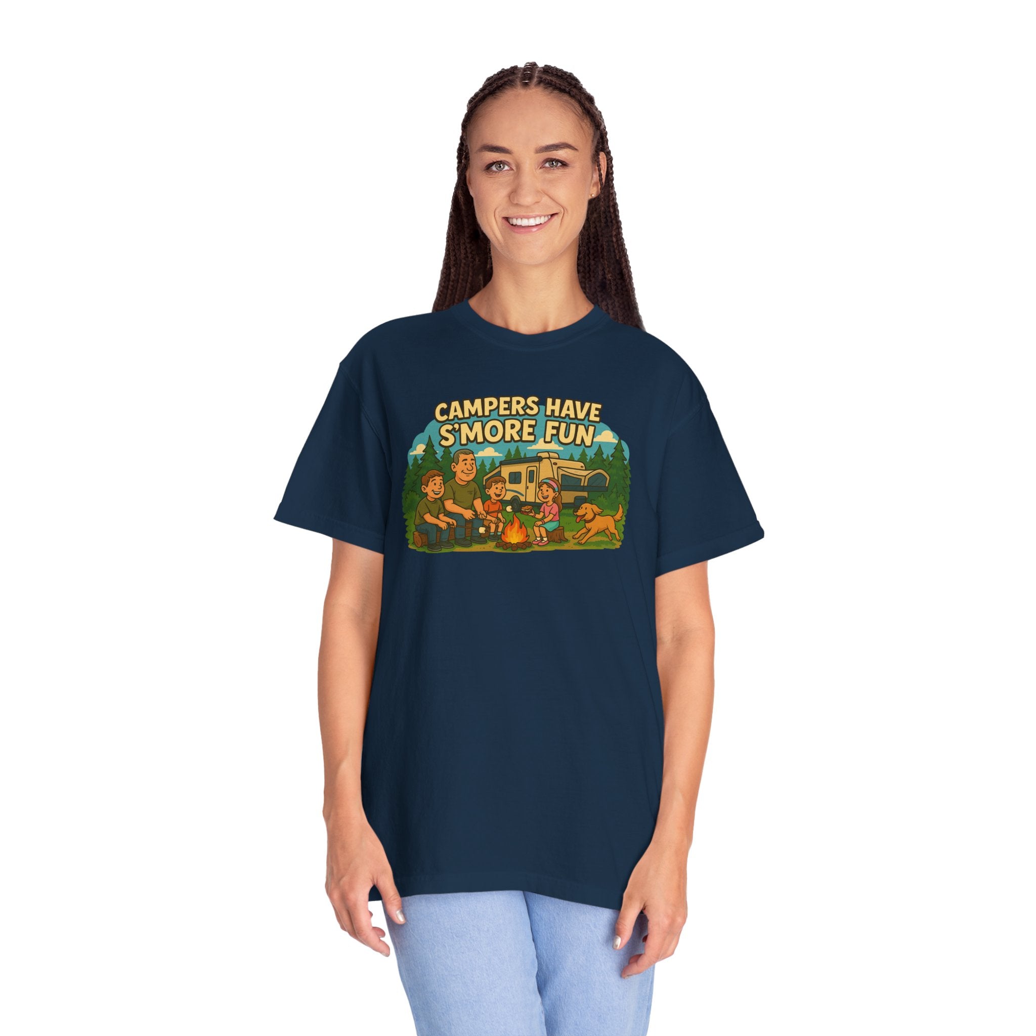 Camping T-Shirt for Outdoor Lovers, Perfect Gift for Campers, Adventure Tee, Vacation Shirt, Summer Fun Merchandise