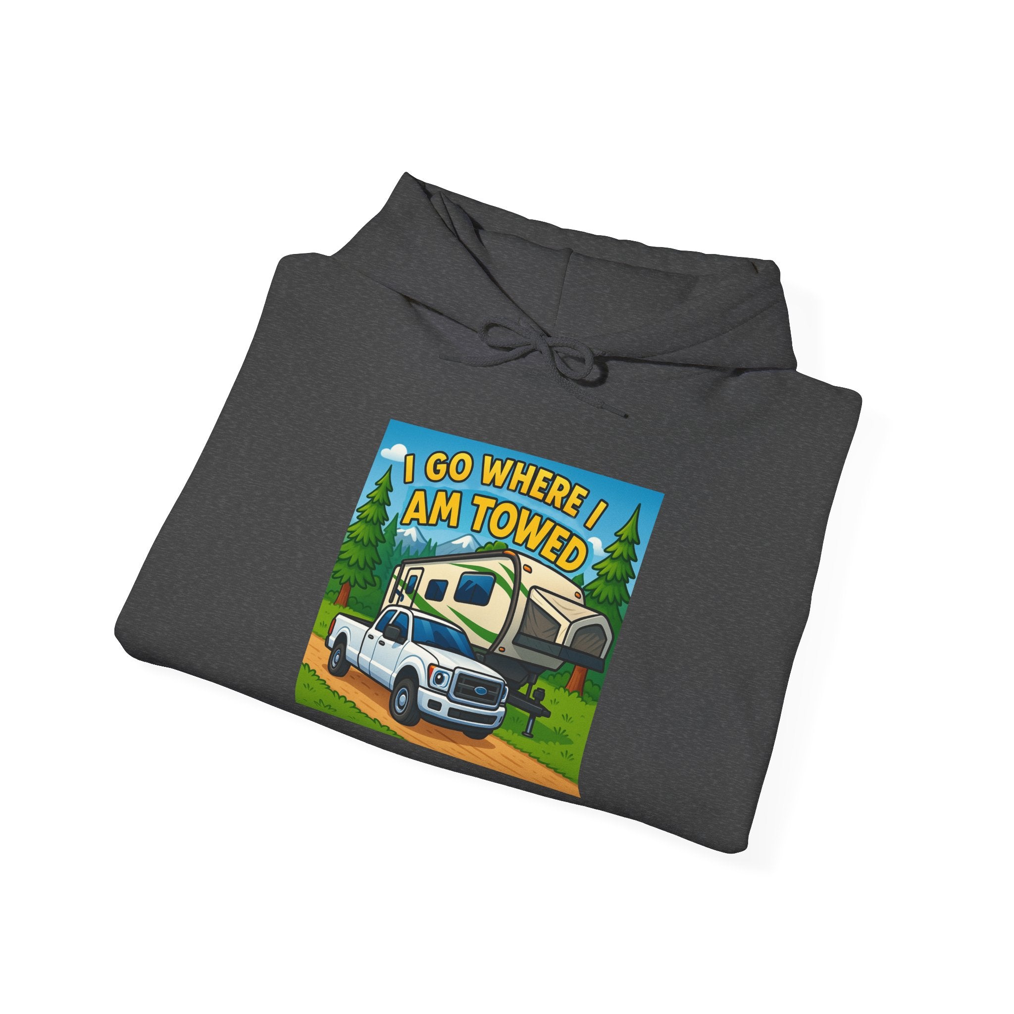 Adventure-Themed Hooded Sweatshirt - Perfect for Travel Enthusiasts, Camper Gifts, Cozy Outings, Outdoor Activities, Road Trip Essentials