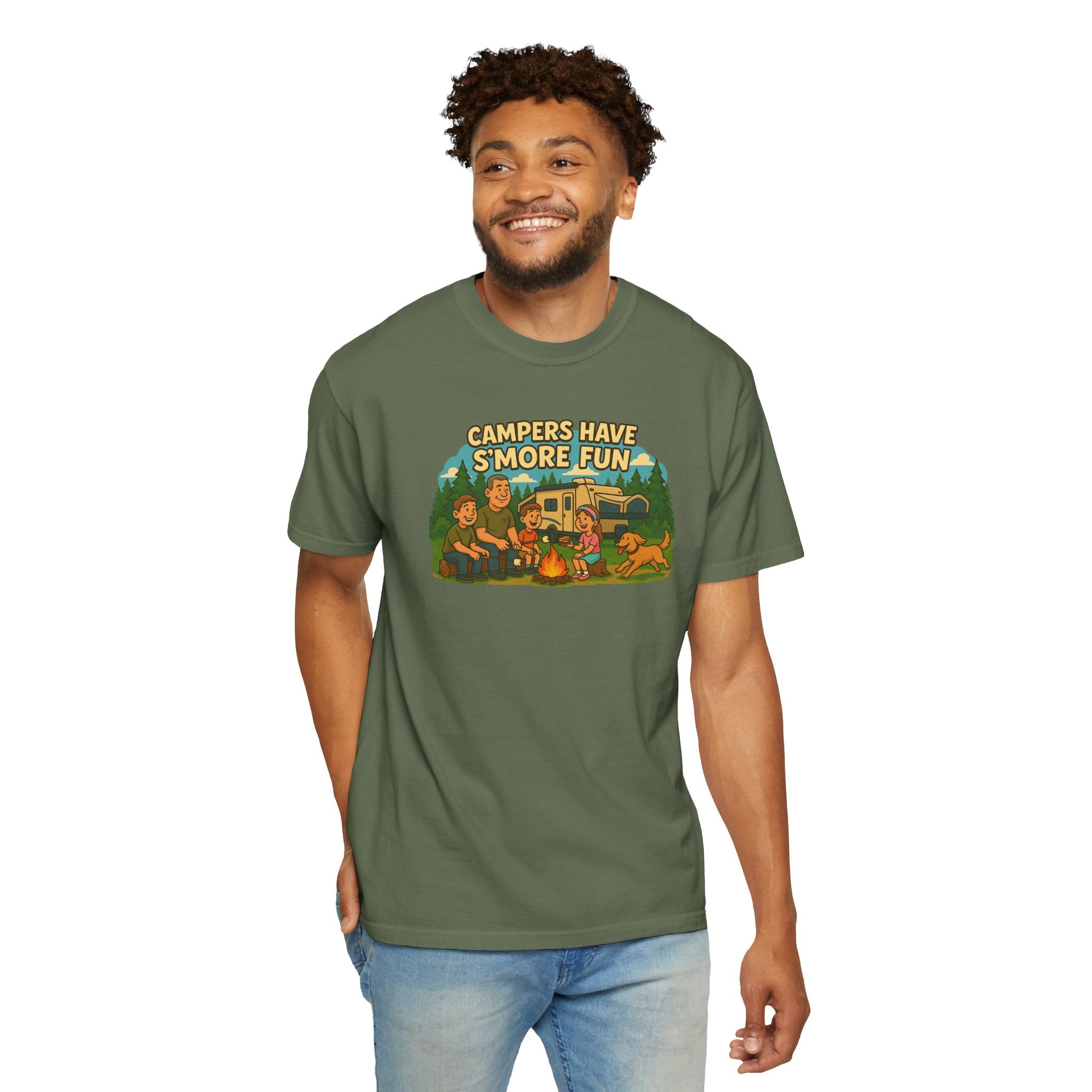 Camping T-Shirt for Outdoor Lovers, Perfect Gift for Campers, Adventure Tee, Vacation Shirt, Summer Fun Merchandise