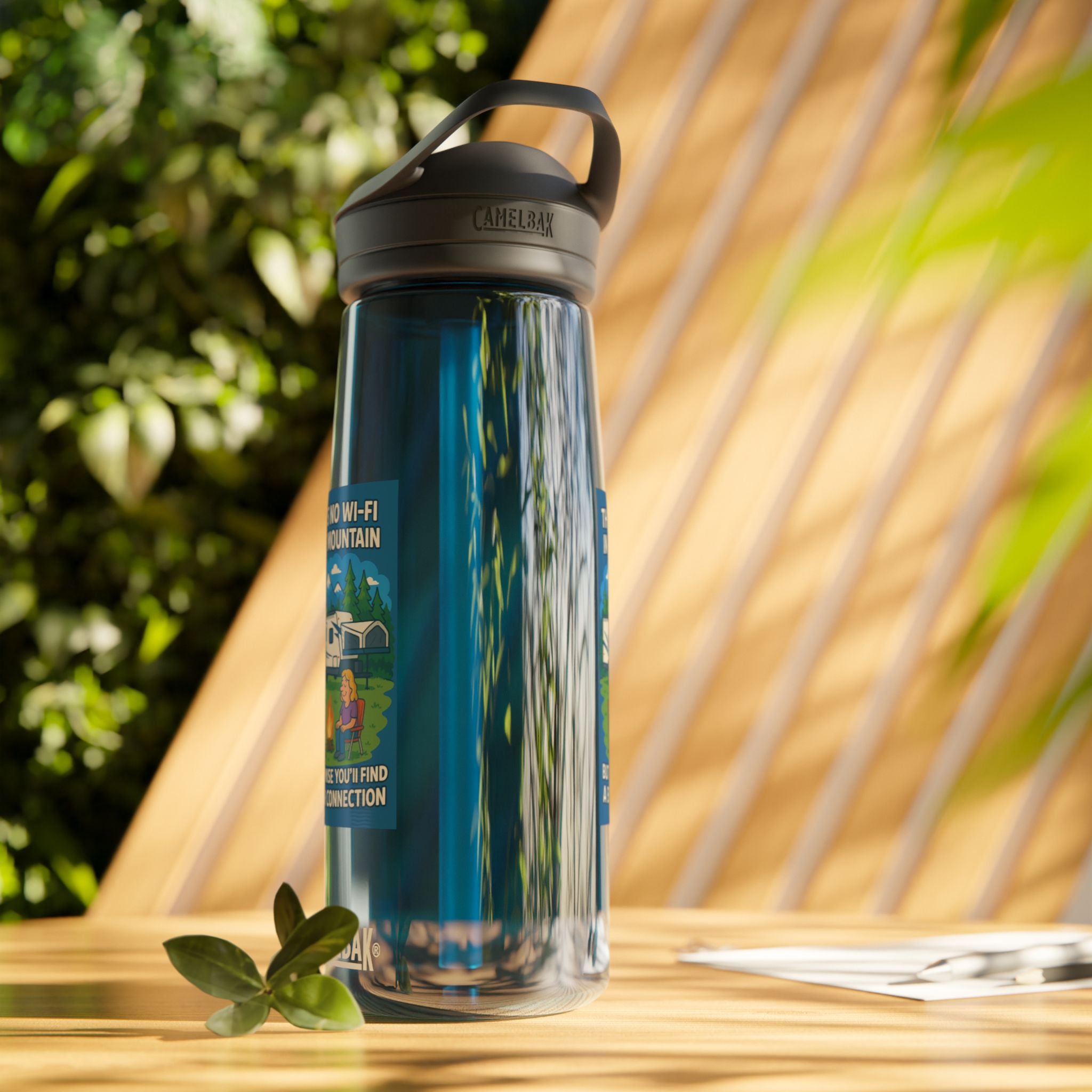 Adventure Water Bottle, Hiking Hydration, Camping Gear, Outdoors Travel, Nature Lover Gift, Unique Camp Mug