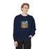 Unisex Garment-Dyed Sweatshirt - Camping is where friends and marshmallows get toasted at the same time