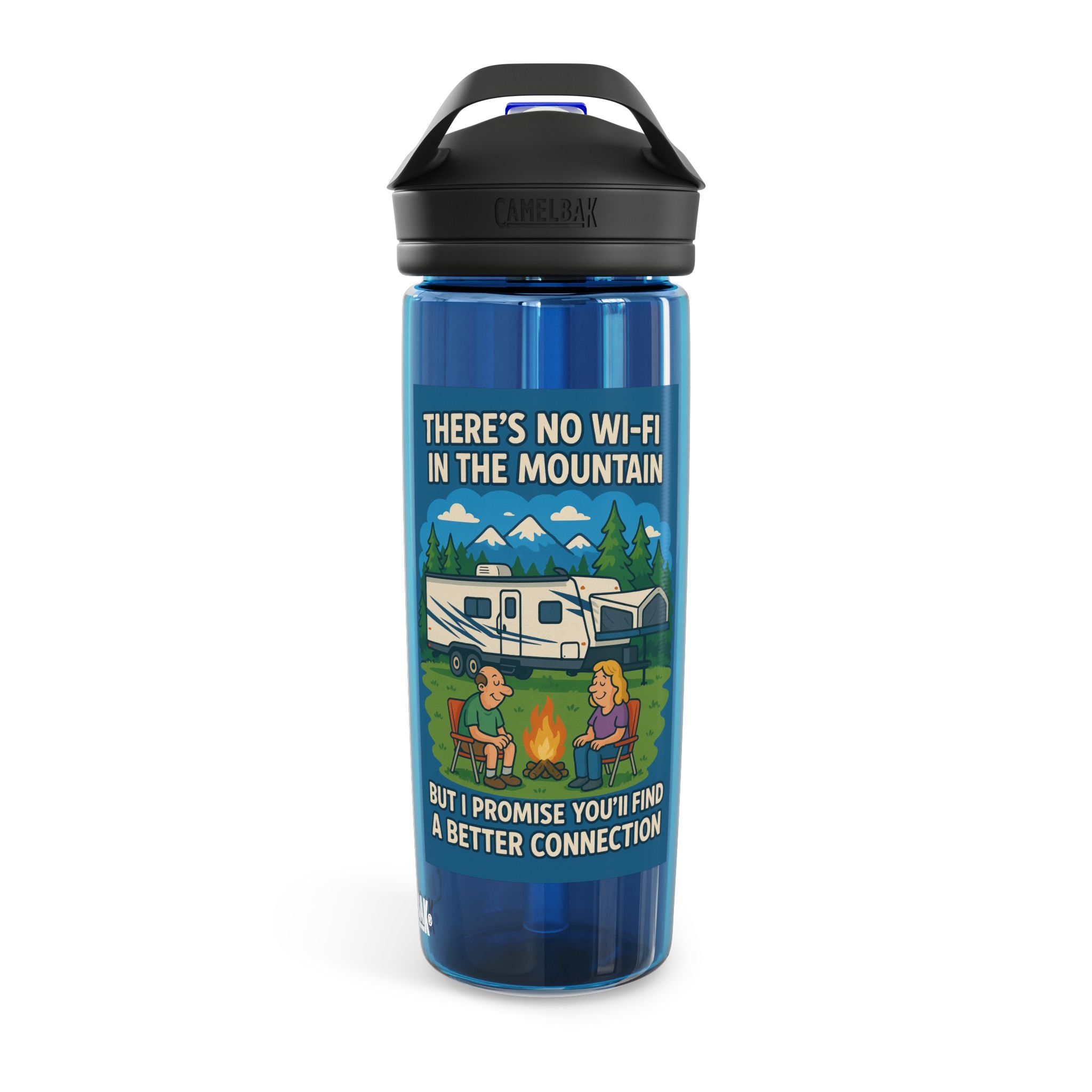 Adventure Water Bottle, Hiking Hydration, Camping Gear, Outdoors Travel, Nature Lover Gift, Unique Camp Mug